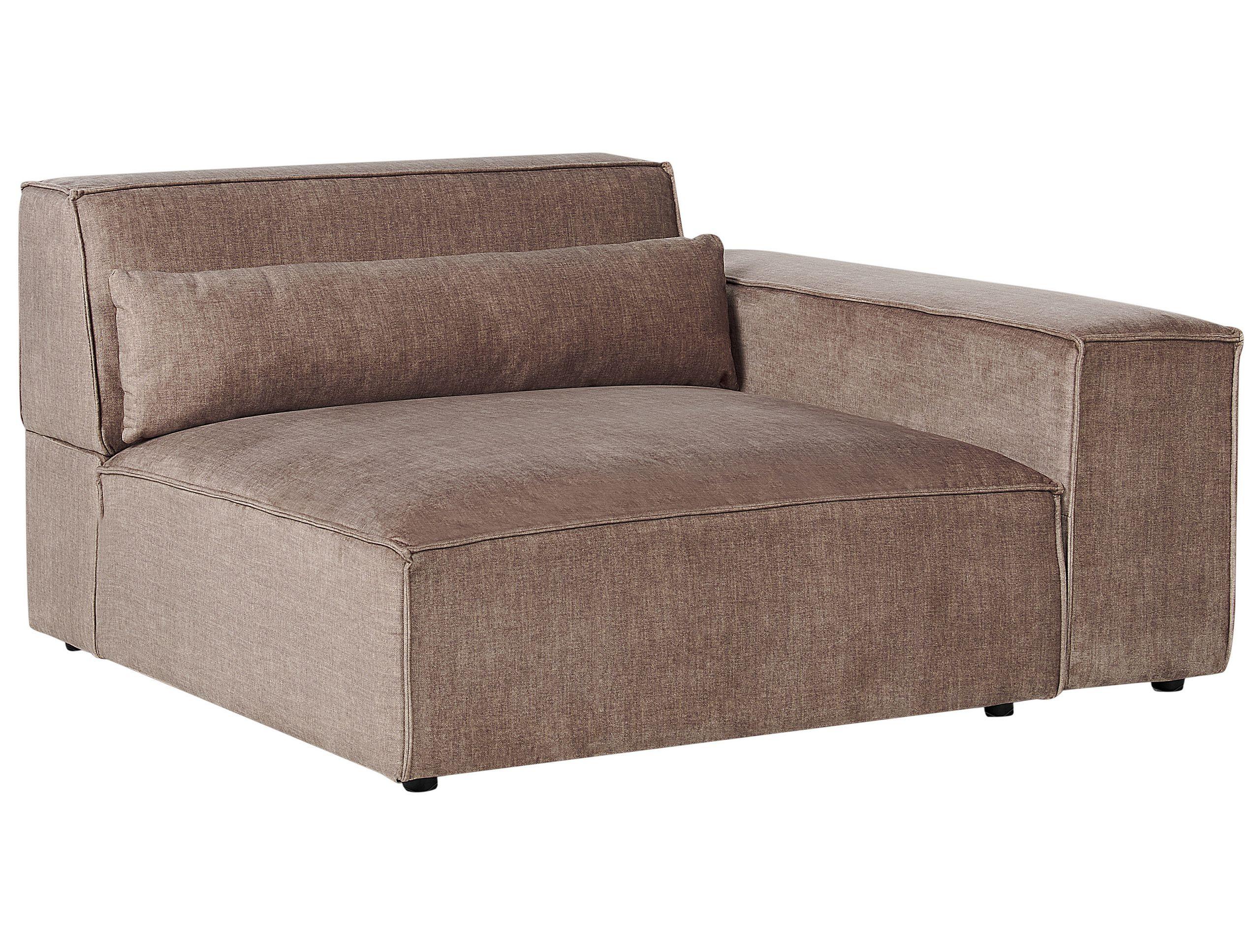 Beliani Eckmodul aus Polyester Modern HELLNAR