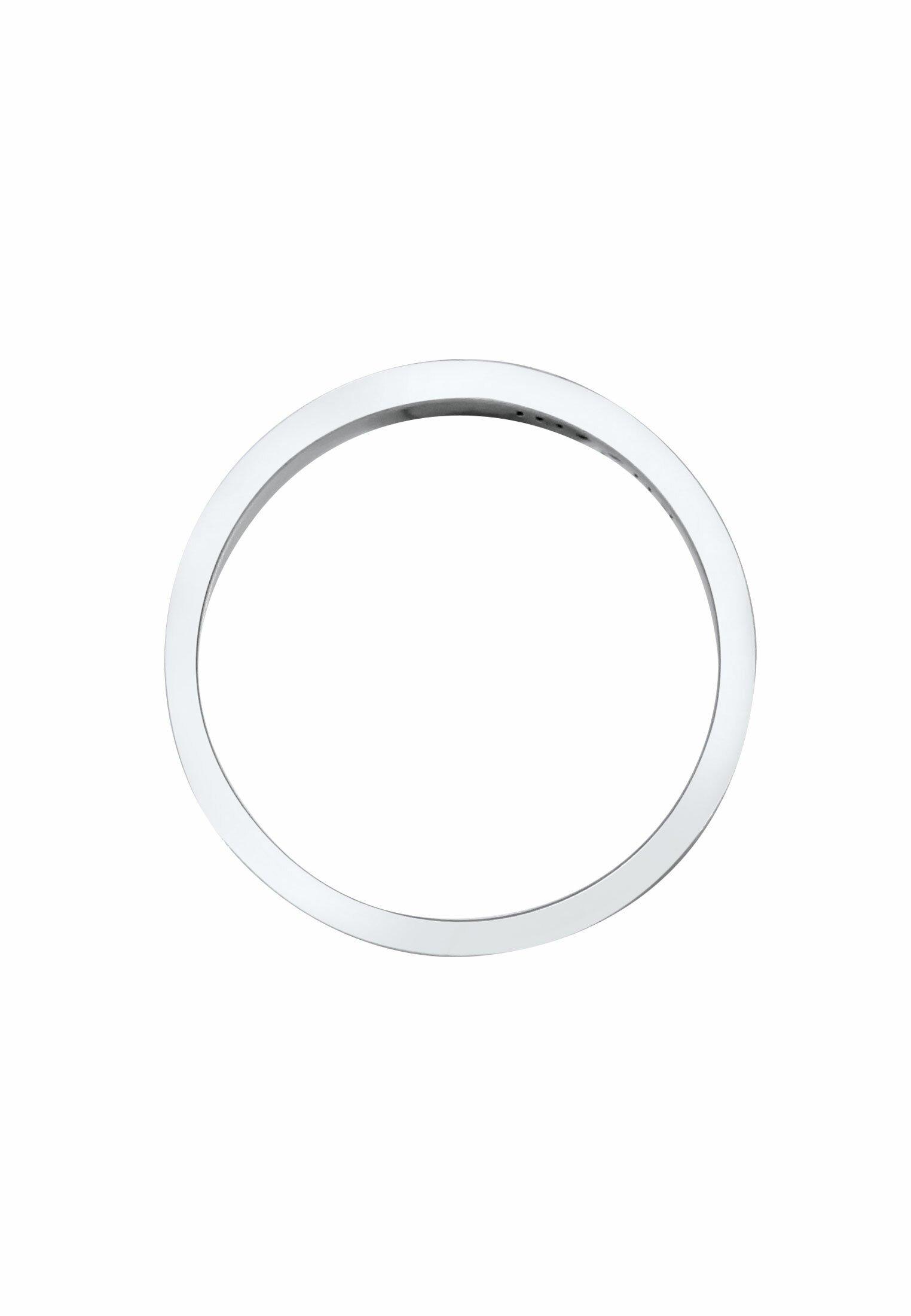 Kuzzoi Ring Bandring Massiv Rillen 925 Silber