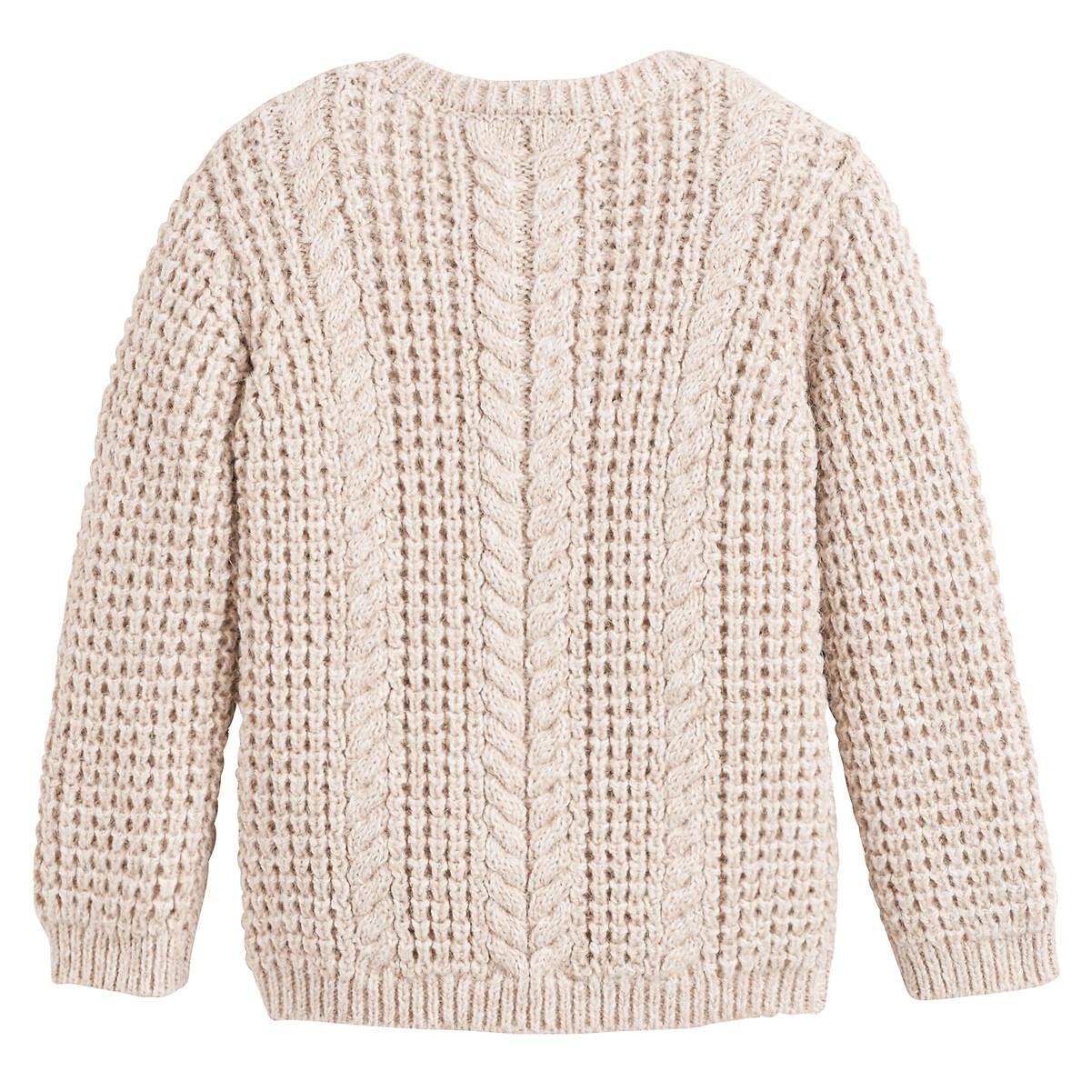 La Redoute Collections Pullover mit rundem Ausschnitt