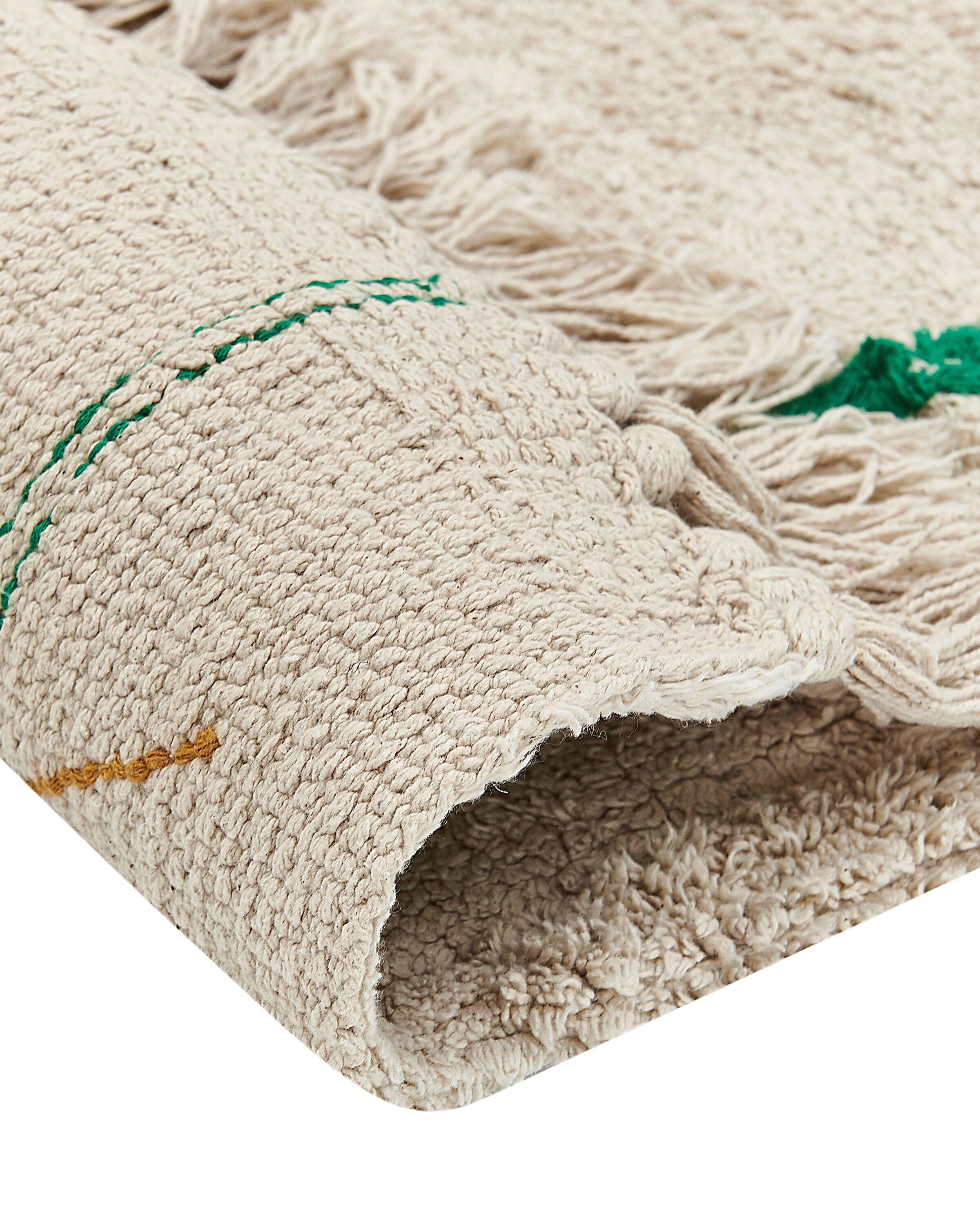 Beliani Teppich aus Baumwolle Boho CETMI