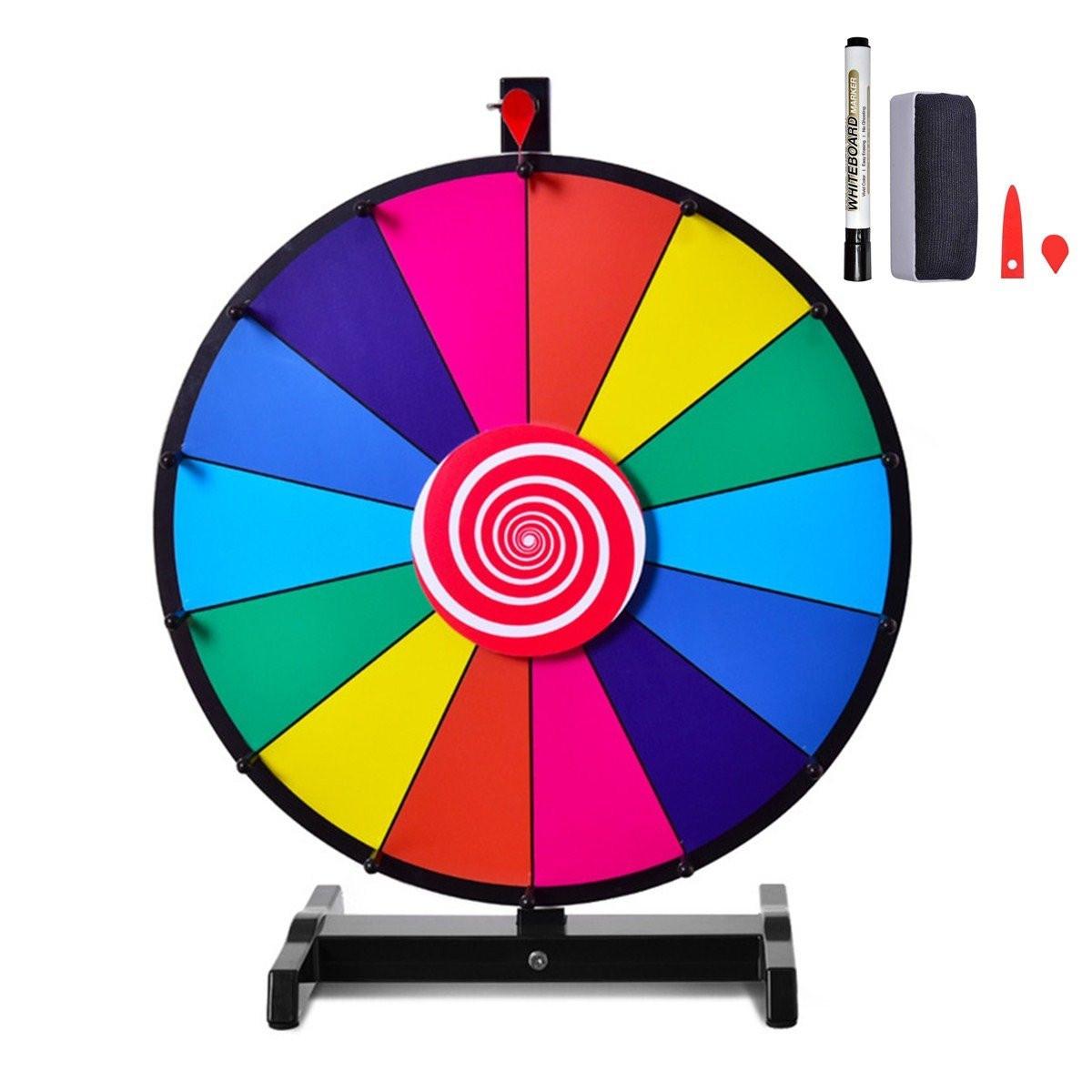 B2X Glücksrad Spielzeug Farbe Rad Spiele für Lotteriespiele Wortspiele