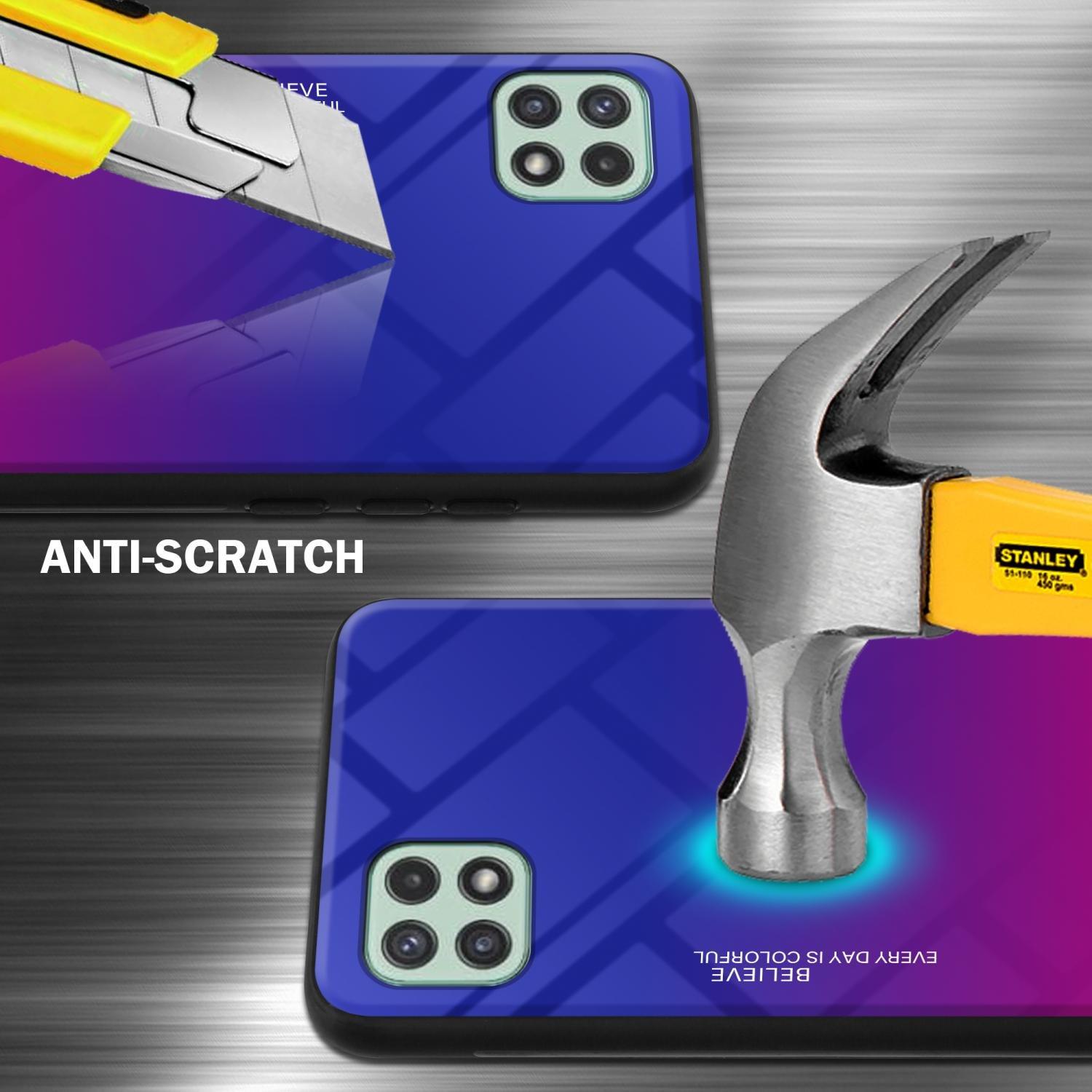 Cadorabo Hülle für Samsung Galaxy A22 5G Zweifarbig