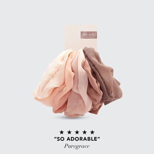 Kitsch Satin Haargummis