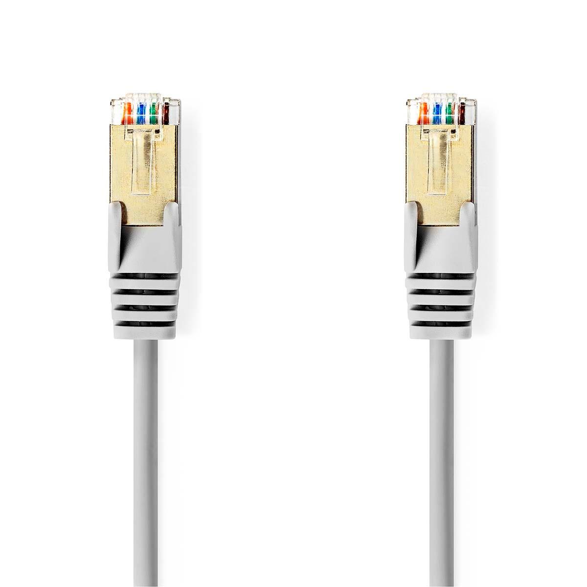 Nedis CAT5e Netzwerkkabel | SF/UTP | RJ45 Stecker | RJ45 Stecker | 3,00 m | Rund | PVC | Grau | Box