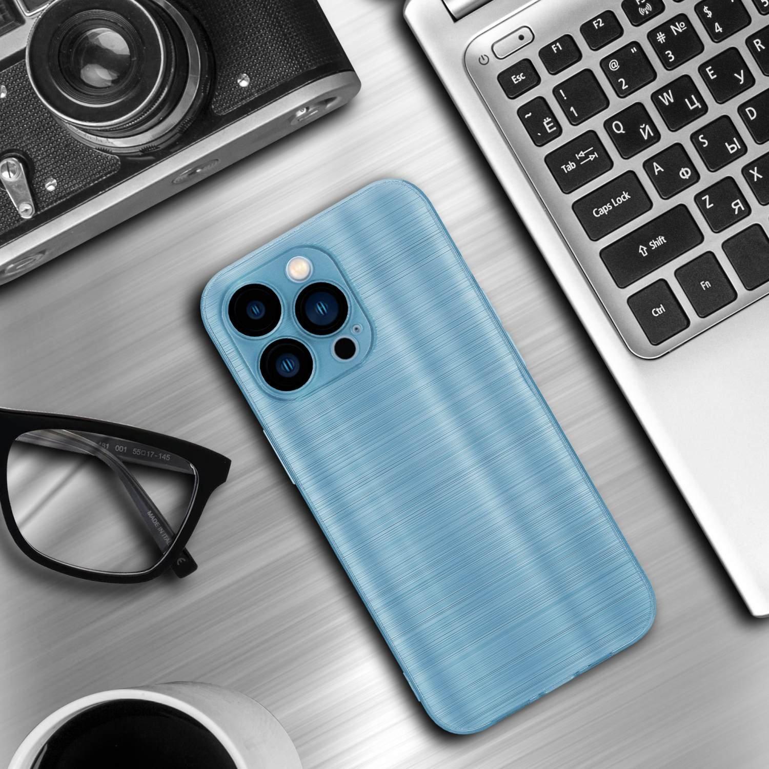 Cadorabo Hülle für Apple iPhone 13 PRO im Brushed Design