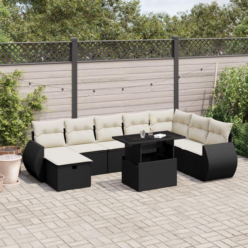 VidaXL Garten sofagarnitur poly-rattan