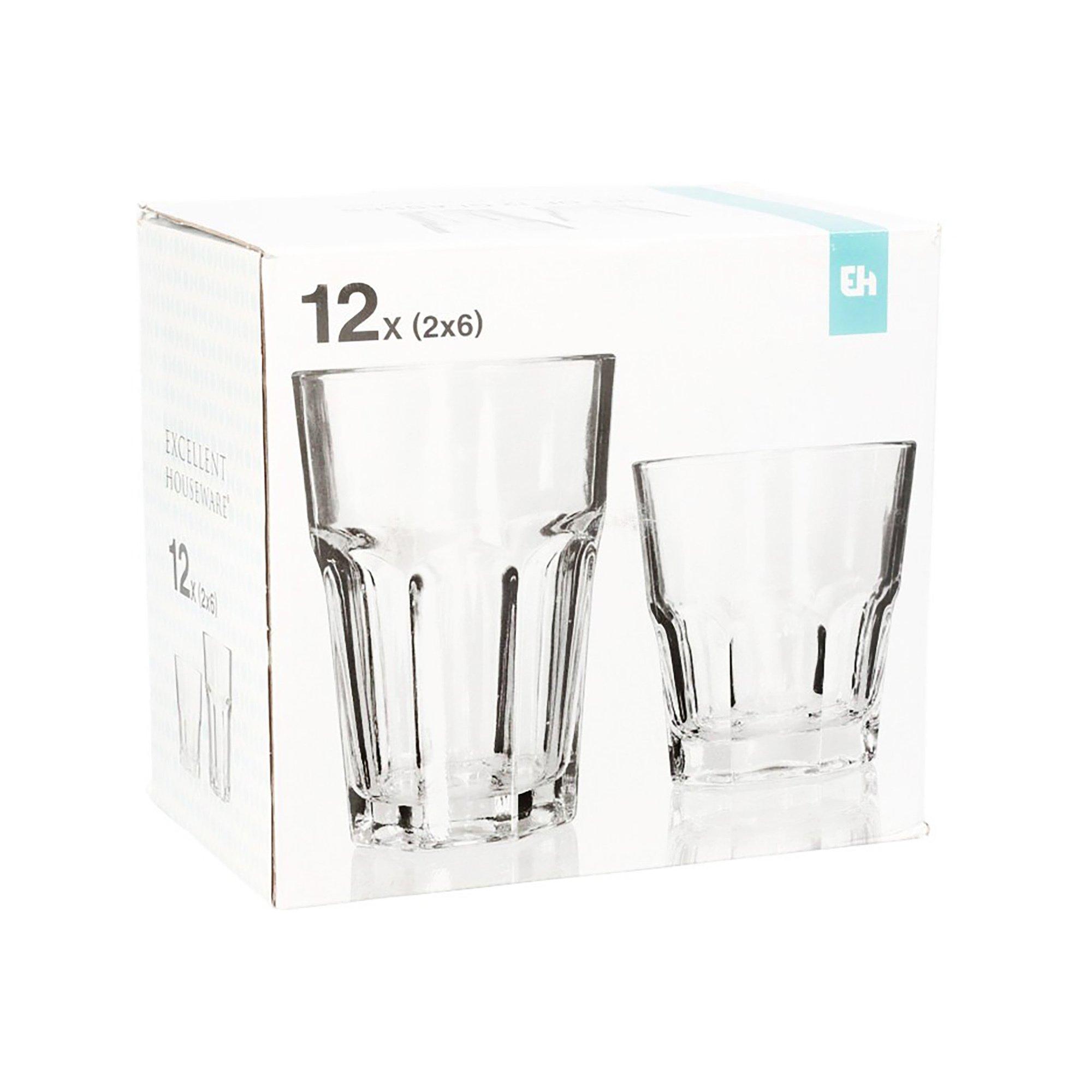 Excellent Houseware Glas Set, 12Stk Drink