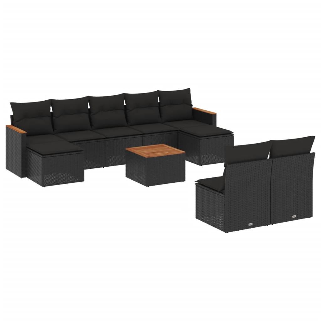 VidaXL Garten sofagarnitur poly-rattan