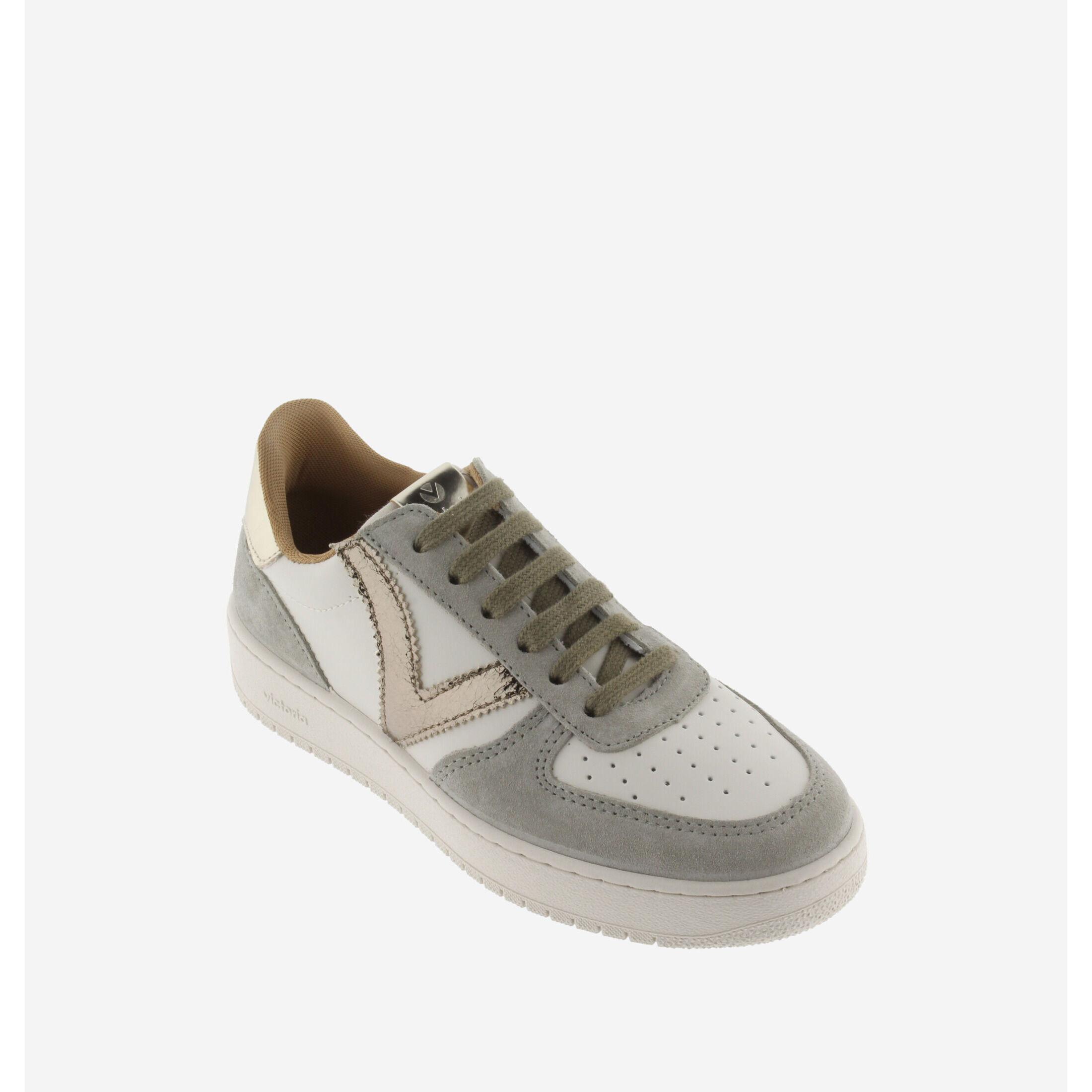 Victoria sneakers aus spaltleder mit metallic-effekt damen madrid