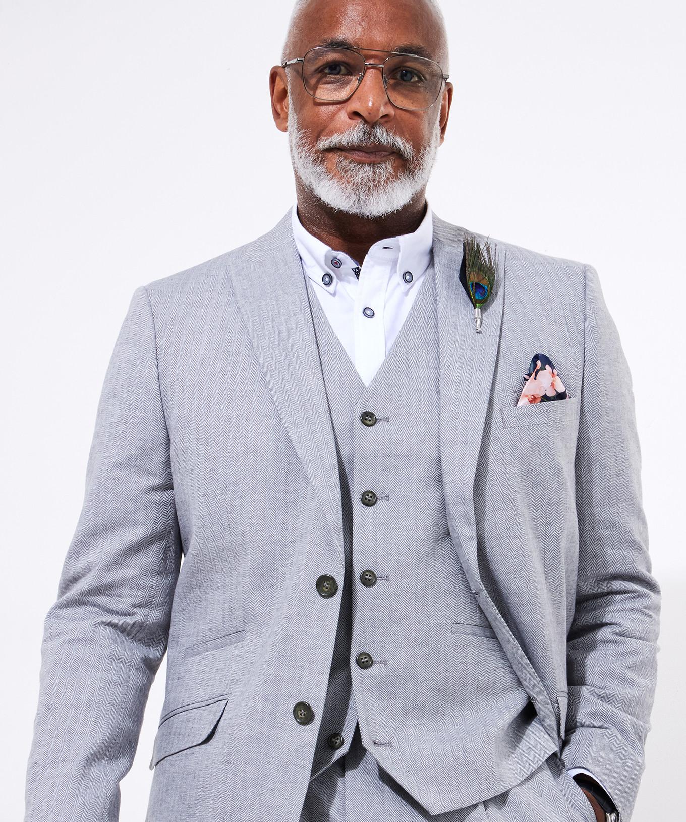 Joe Browns Fischgrät Leinenmischung Blazer