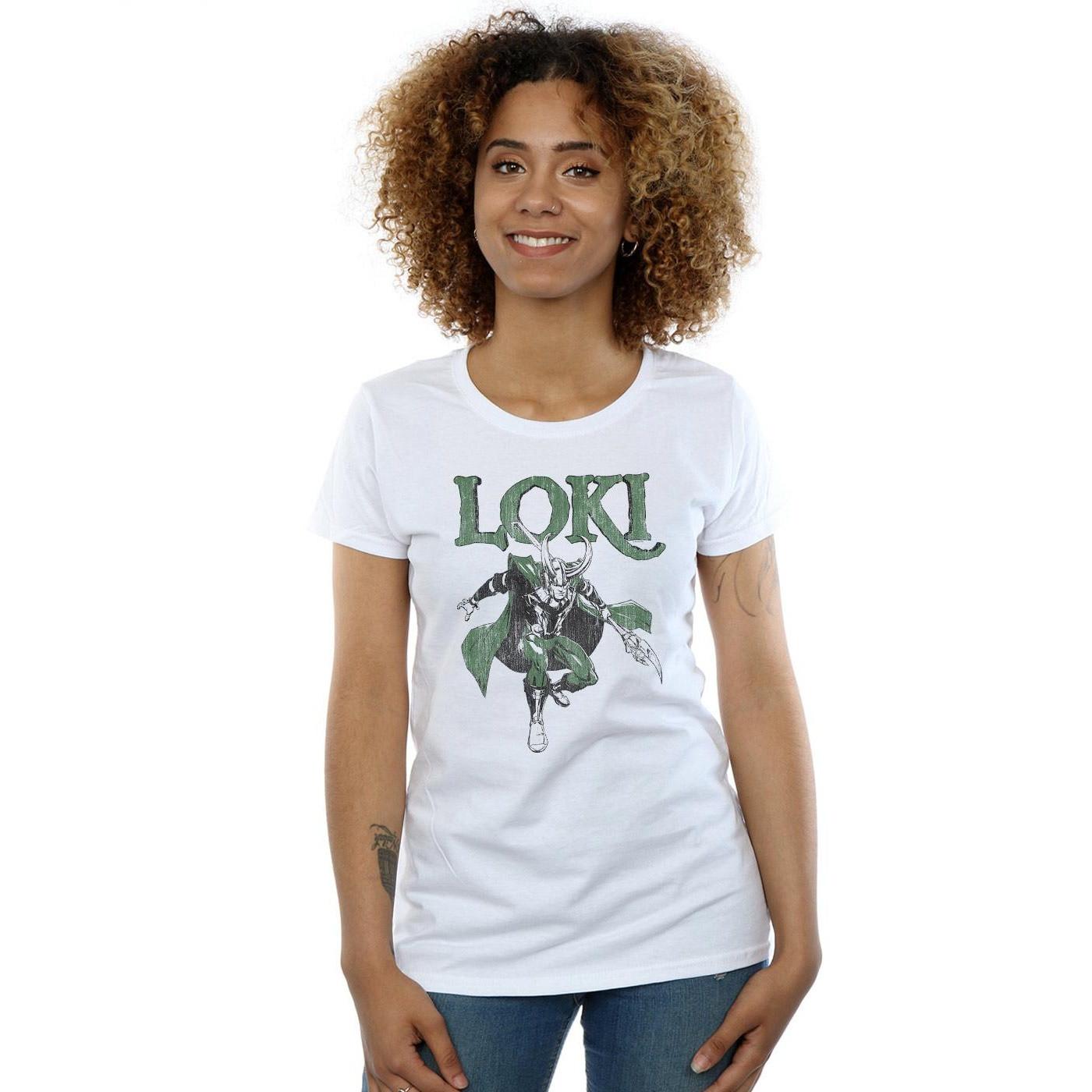 MARVEL Loki Charakter Print T-Shirt