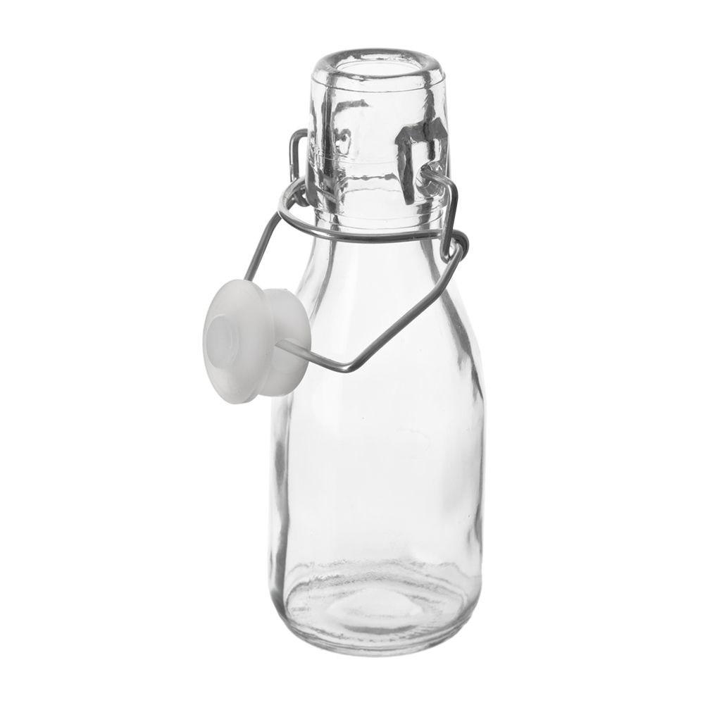 Orion Kleine Glasflasche 160 ml mit dicht schließendem Bügelverschluss
