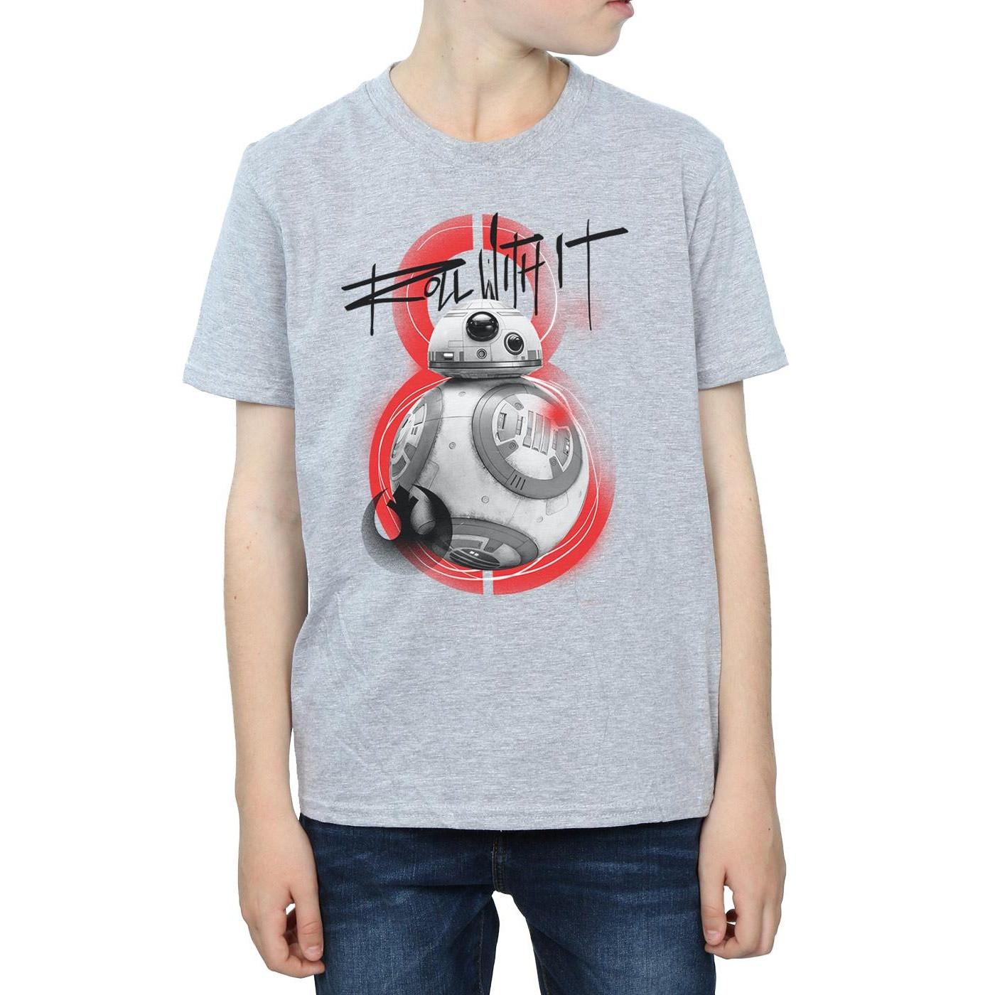 STAR WARS The Last Jedi Roll With It TShirt