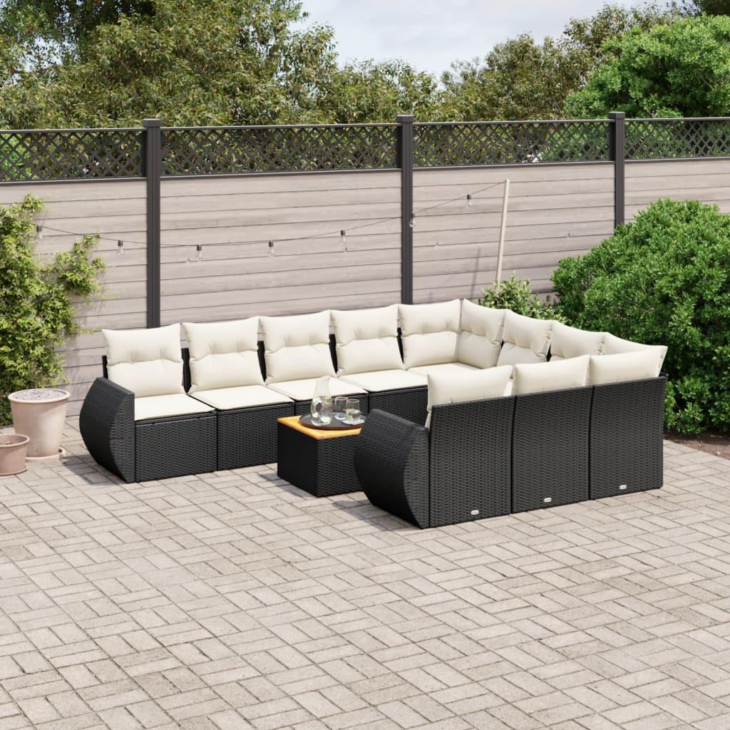 VidaXL Garten sofagarnitur poly-rattan