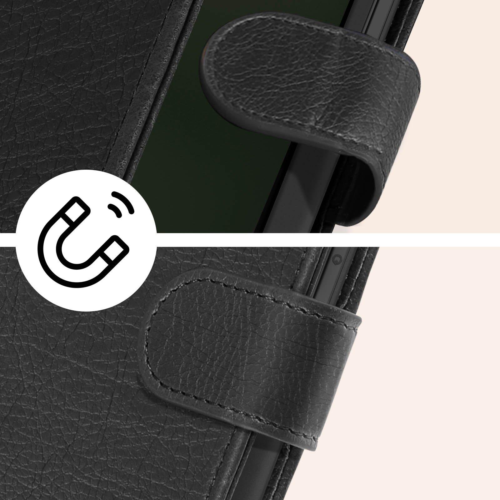 Avizar Klappetui Apple iPhone 15 Plus Schwarz