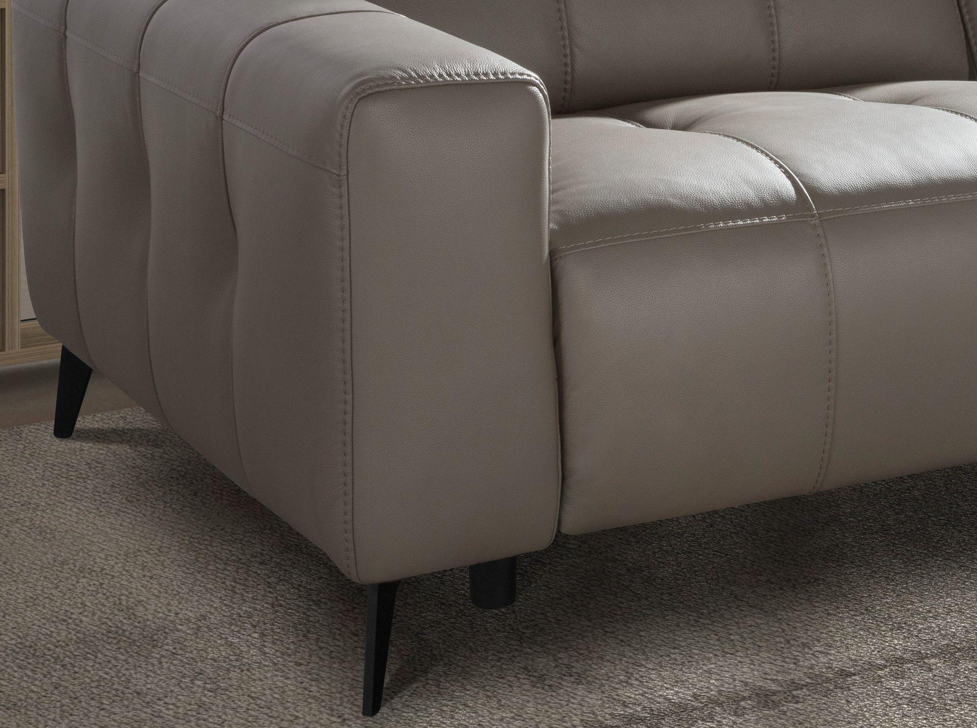 ANGEL CERDA 3-sitziges Relaxsofa in Leder