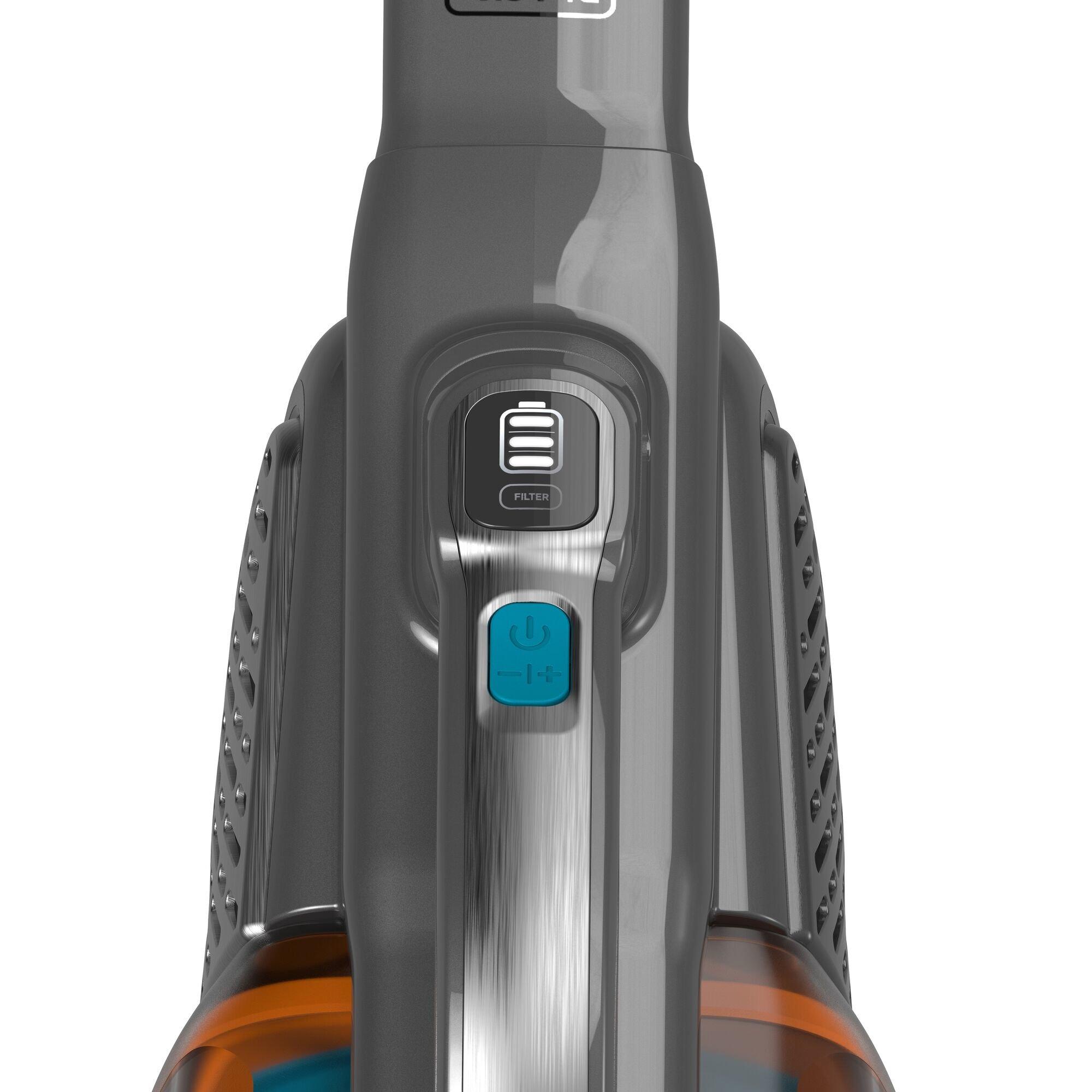 BLACK+DECKER BLACK+DECKER Akku-Handsauger 36 Wh 18 V Lithium Titanium, Silber, Blau