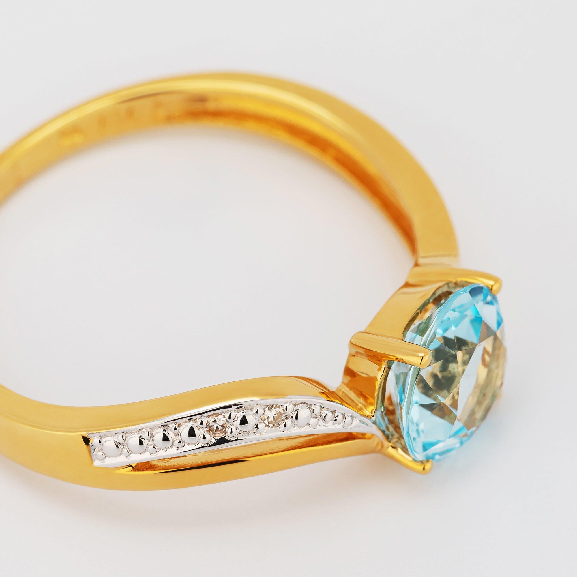 L' Atelier Gold 18 Karat by Manor Ring mit Stein