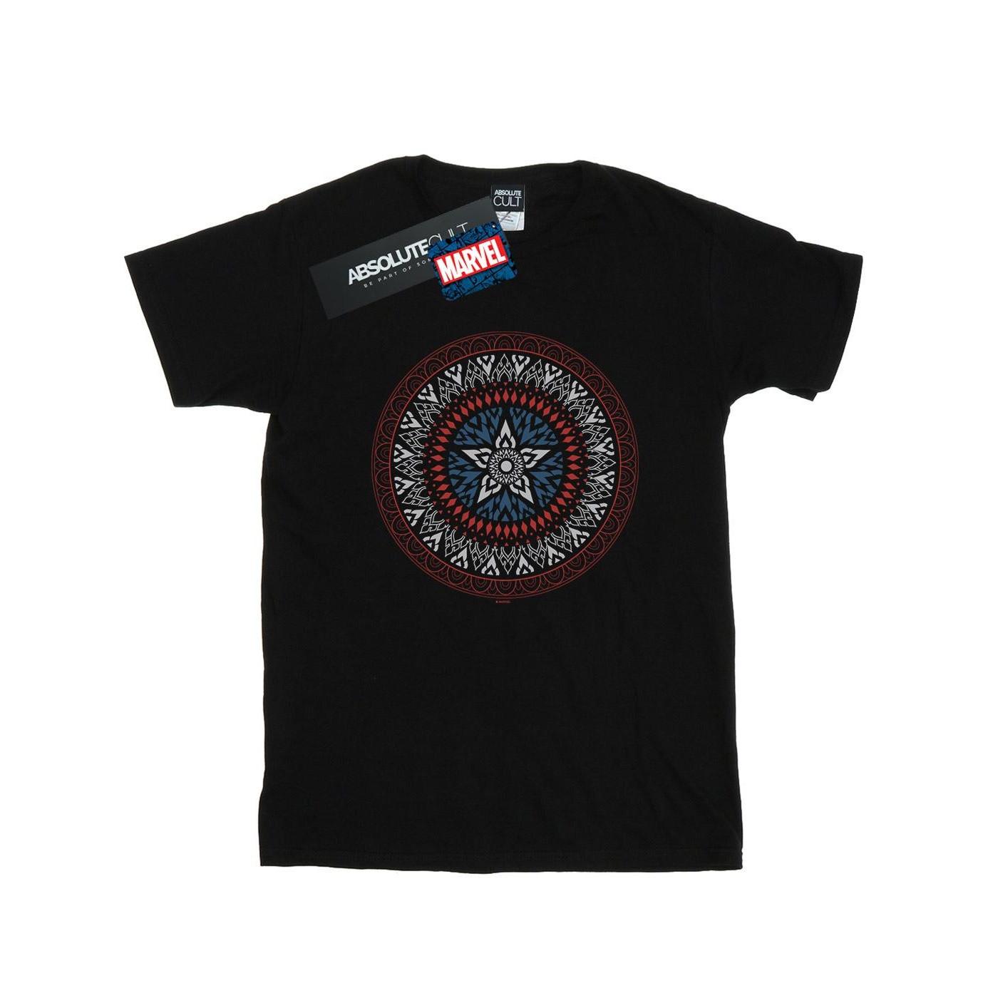 MARVEL Captain America Mandala Grafik T-Shirt