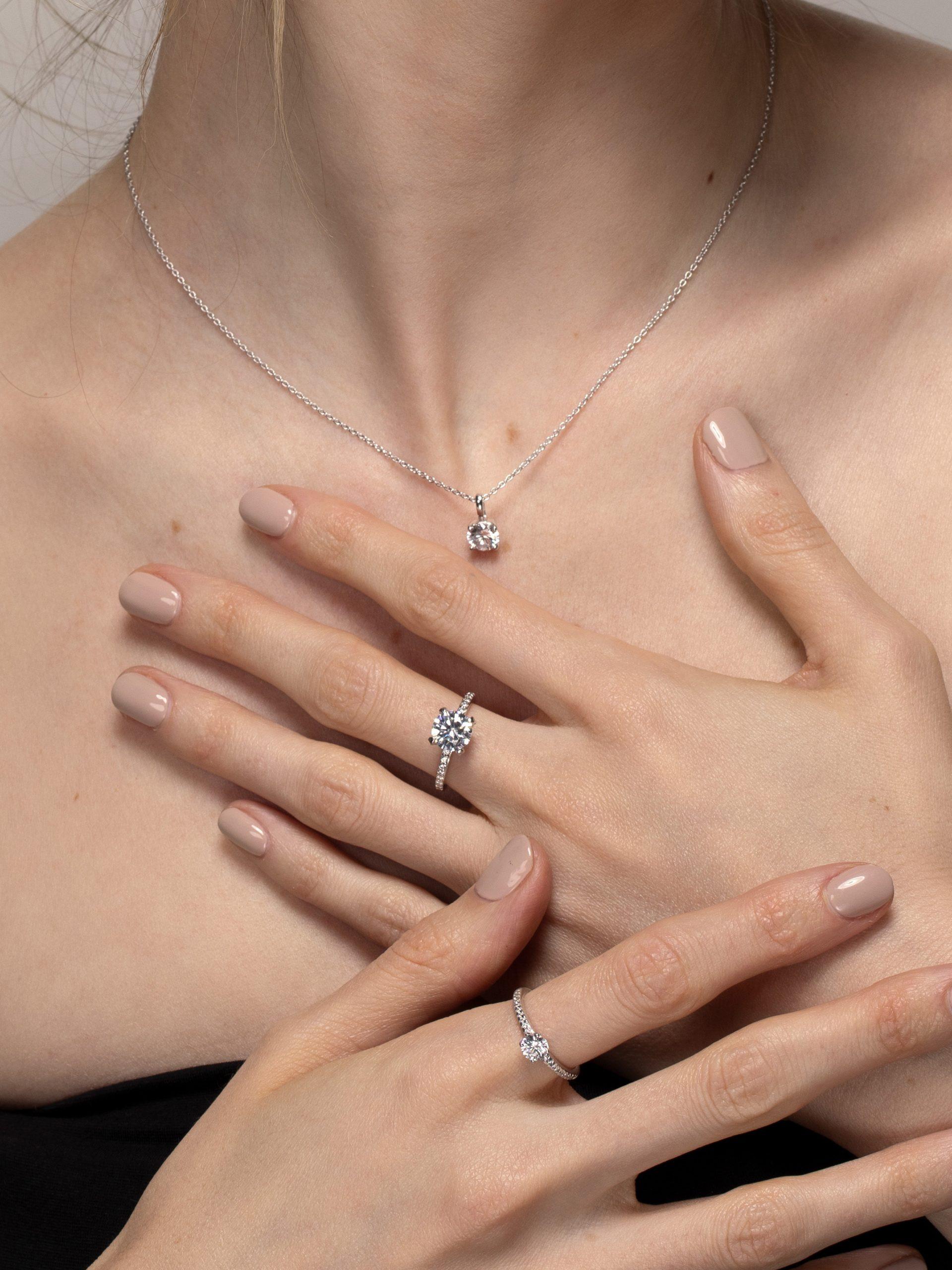 PHANTASYA Ring mit Zirkonia 1565 Roségold
