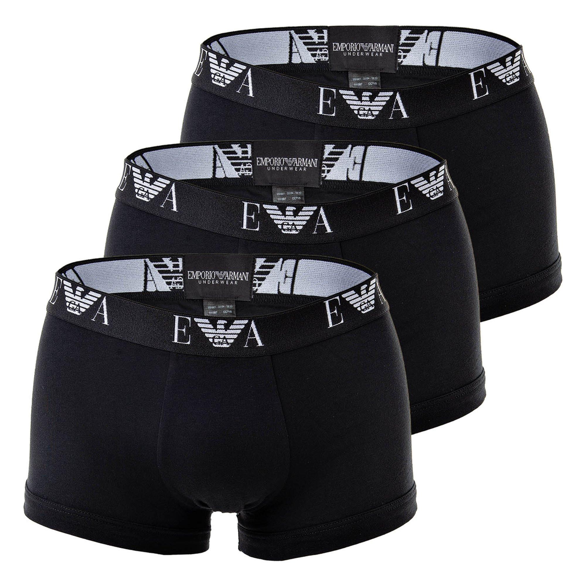 EMPORIO ARMANI Boxershort 3er Pack Figurbetont