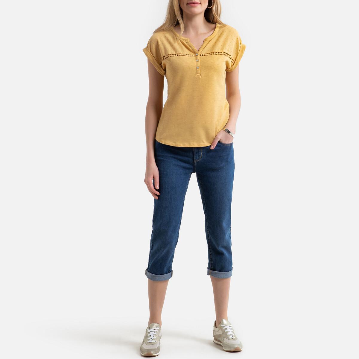 La Redoute Collections 3/4 Stretch Denim Jeans