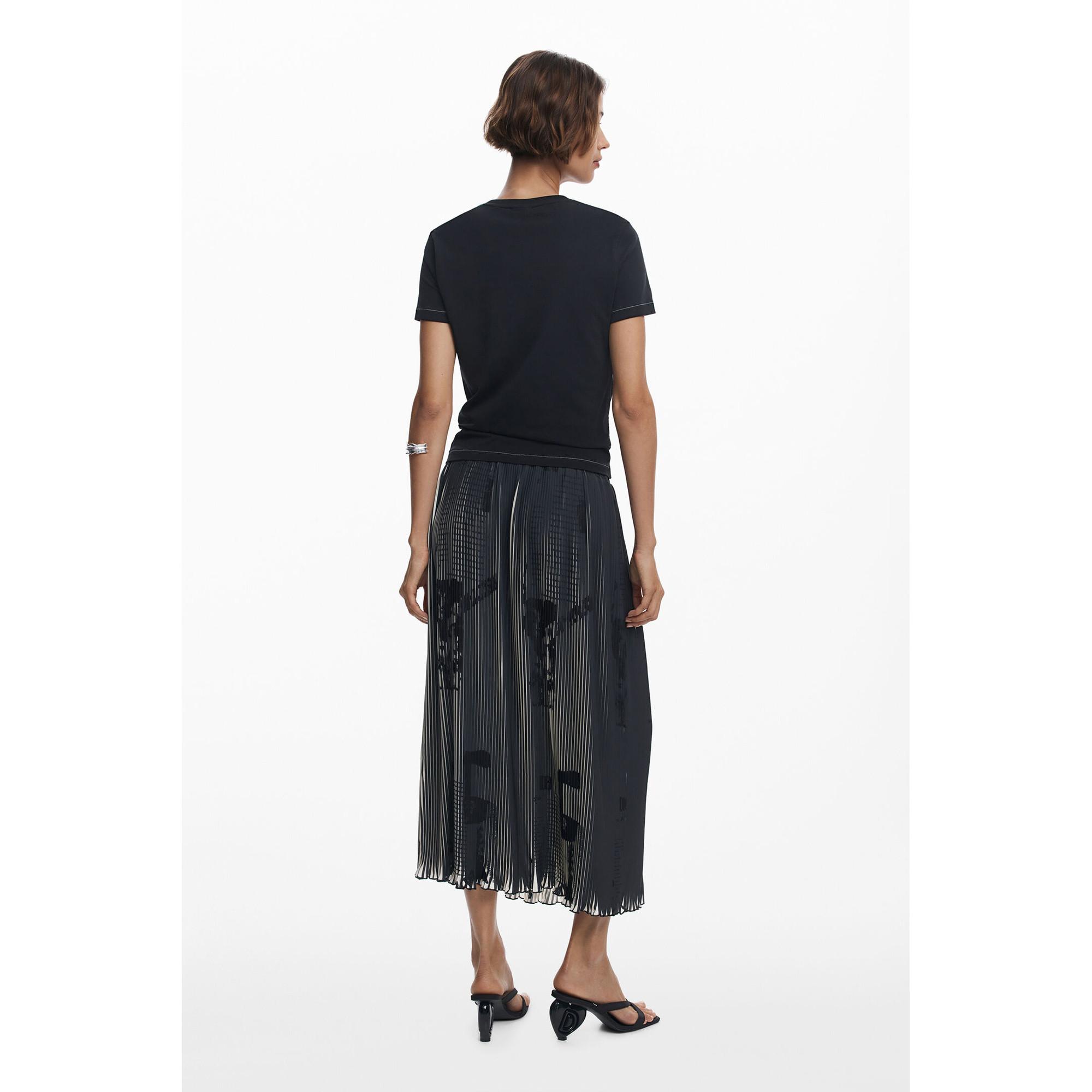 Desigual T-Shirt mit Herz-Print