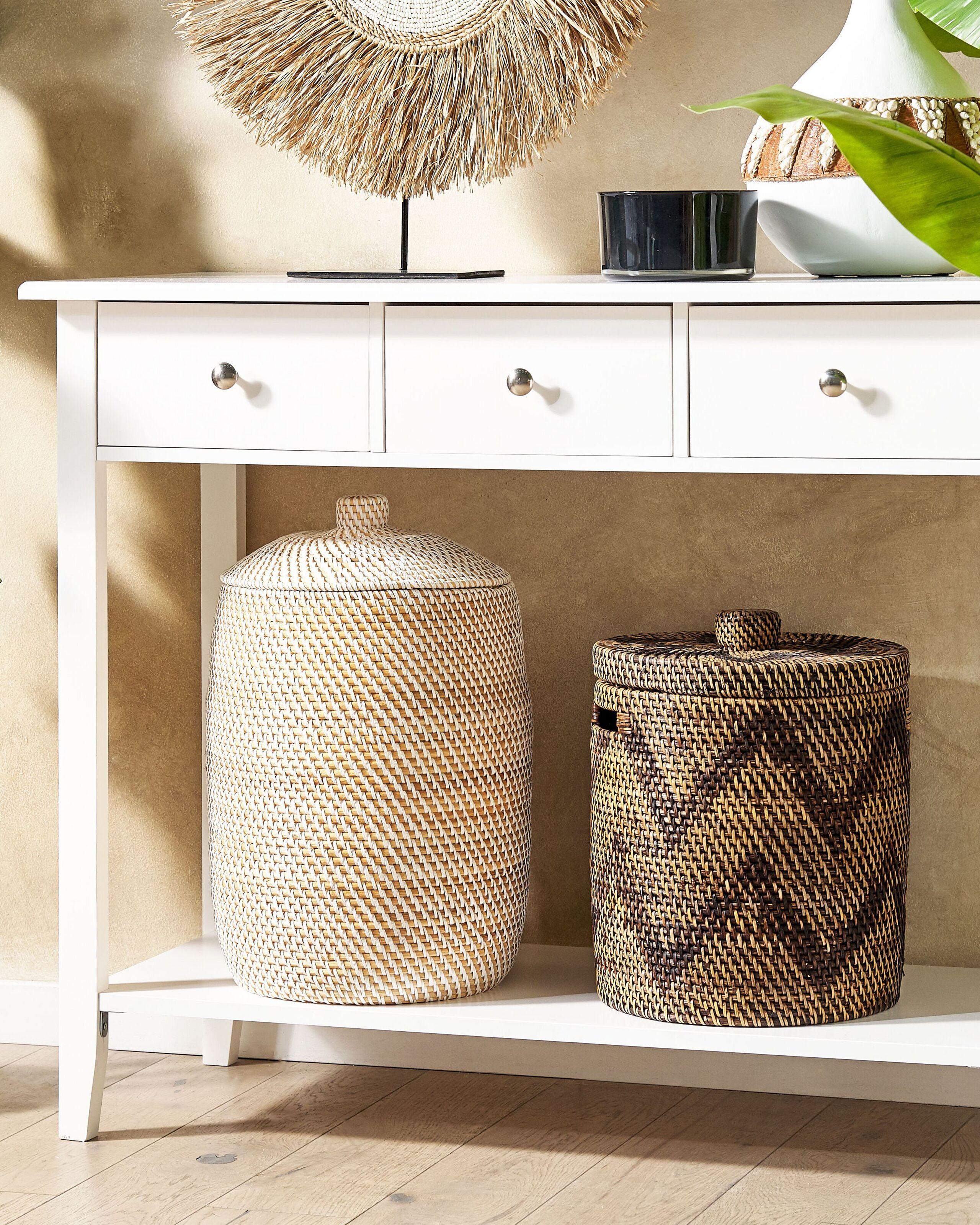 Beliani Korb aus Rattan Boho GADIS