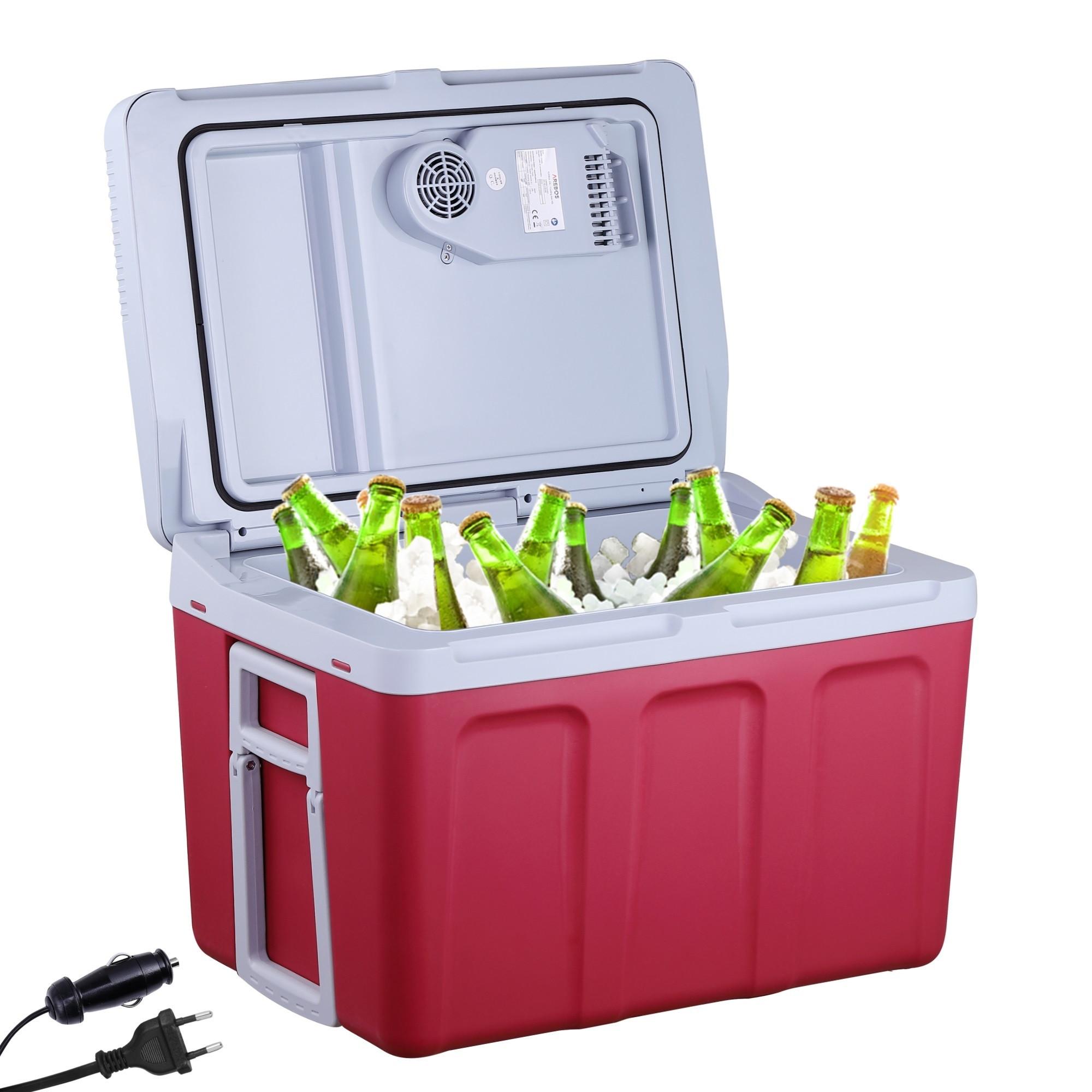 Arebos Kühlbox 40L Auto Thermoelektrische Warmhaltebox 12V 230V Kühlschrank