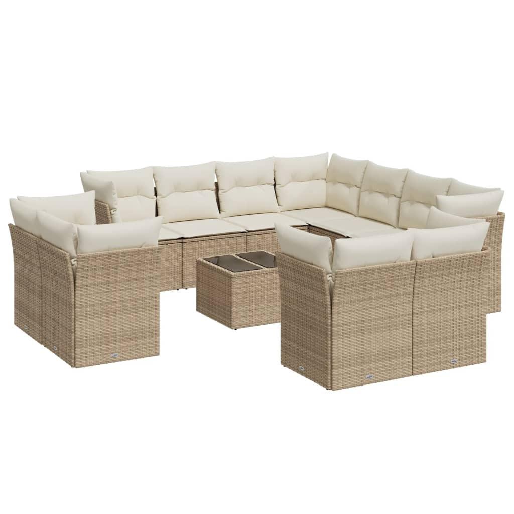VidaXL Garten sofagarnitur poly-rattan