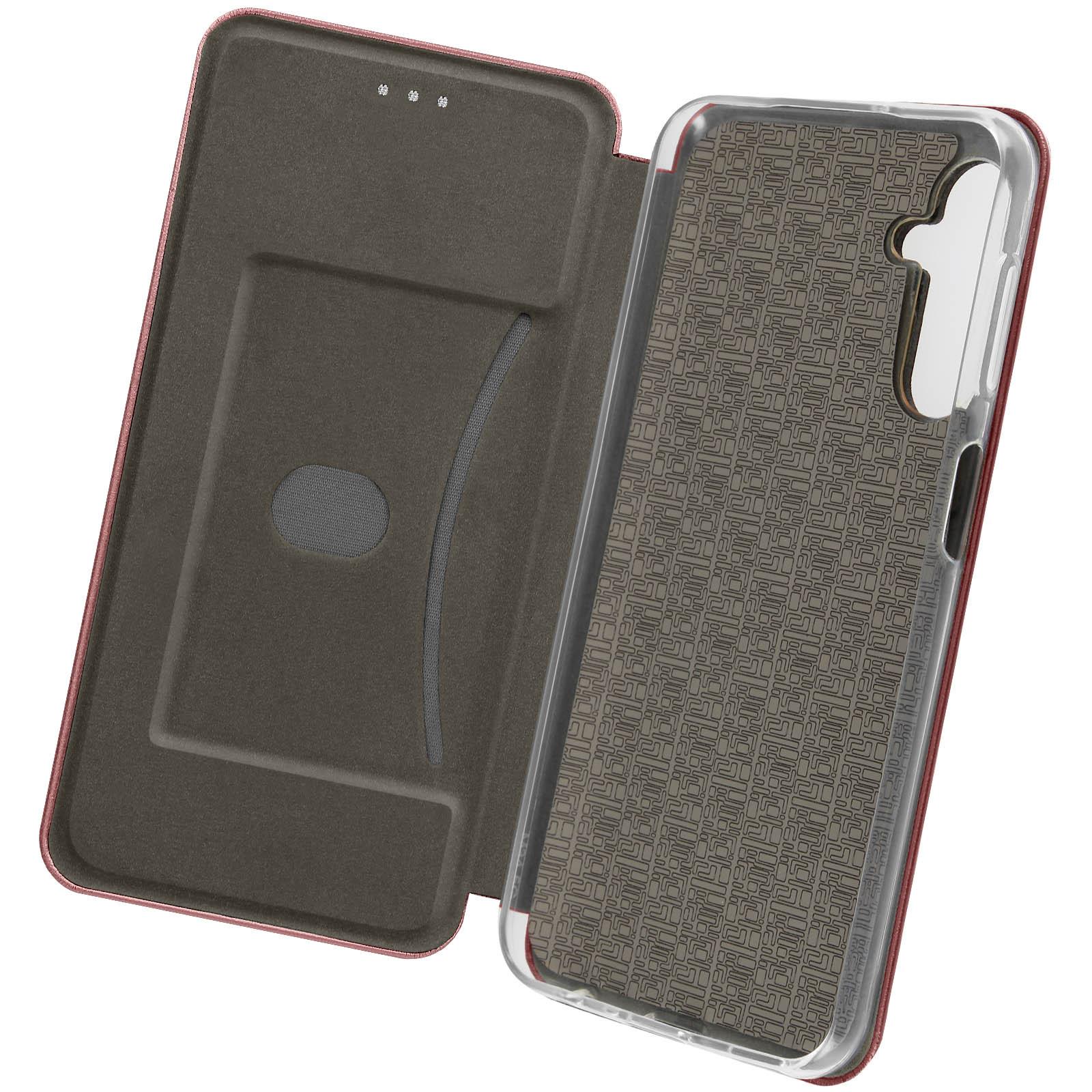 Avizar Kunstlederetui Samsung M34 5G Weinrot