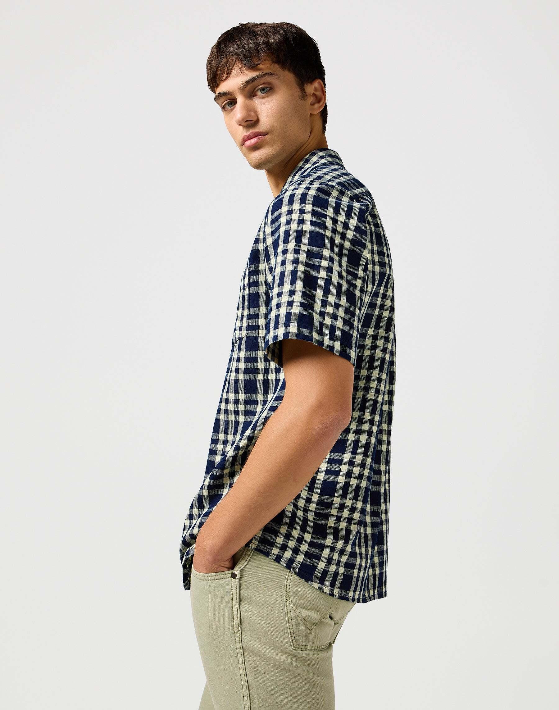 Wrangler Kurzarm Kariertes Hemd