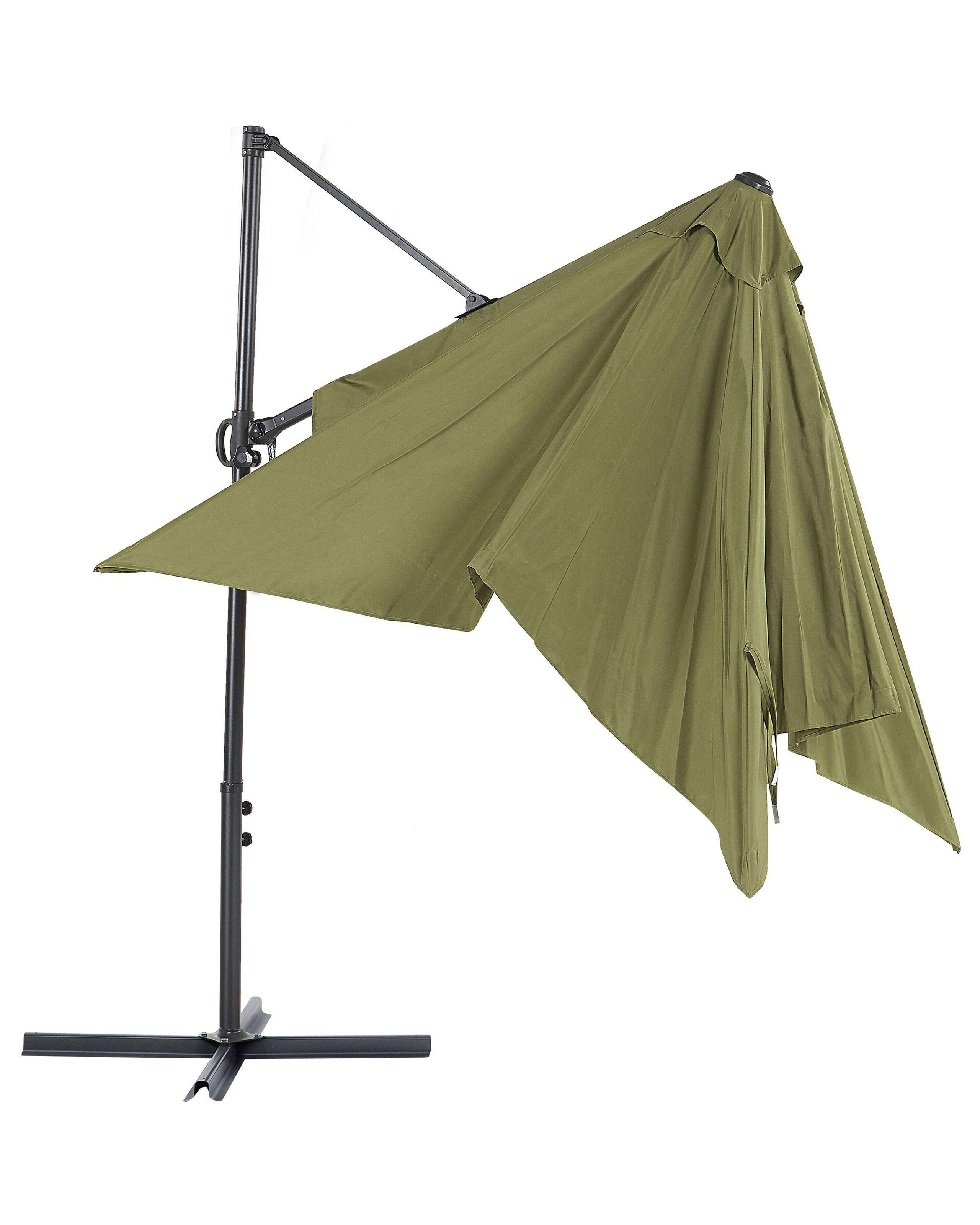 Beliani Ampelschirm aus Polyester MONZA II
