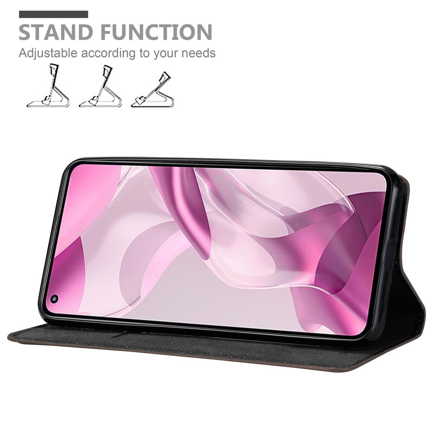 Cadorabo Hülle für Xiaomi Mi 11 LITE (4G 5G) 11 LITE NE Magnetverschluss, Kartenfach