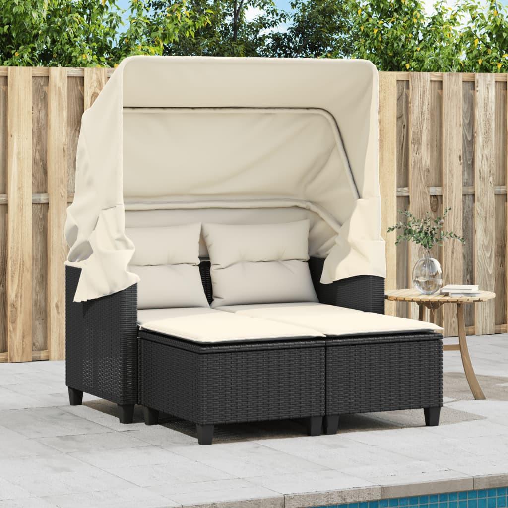 VidaXL Gartensofa poly-rattan