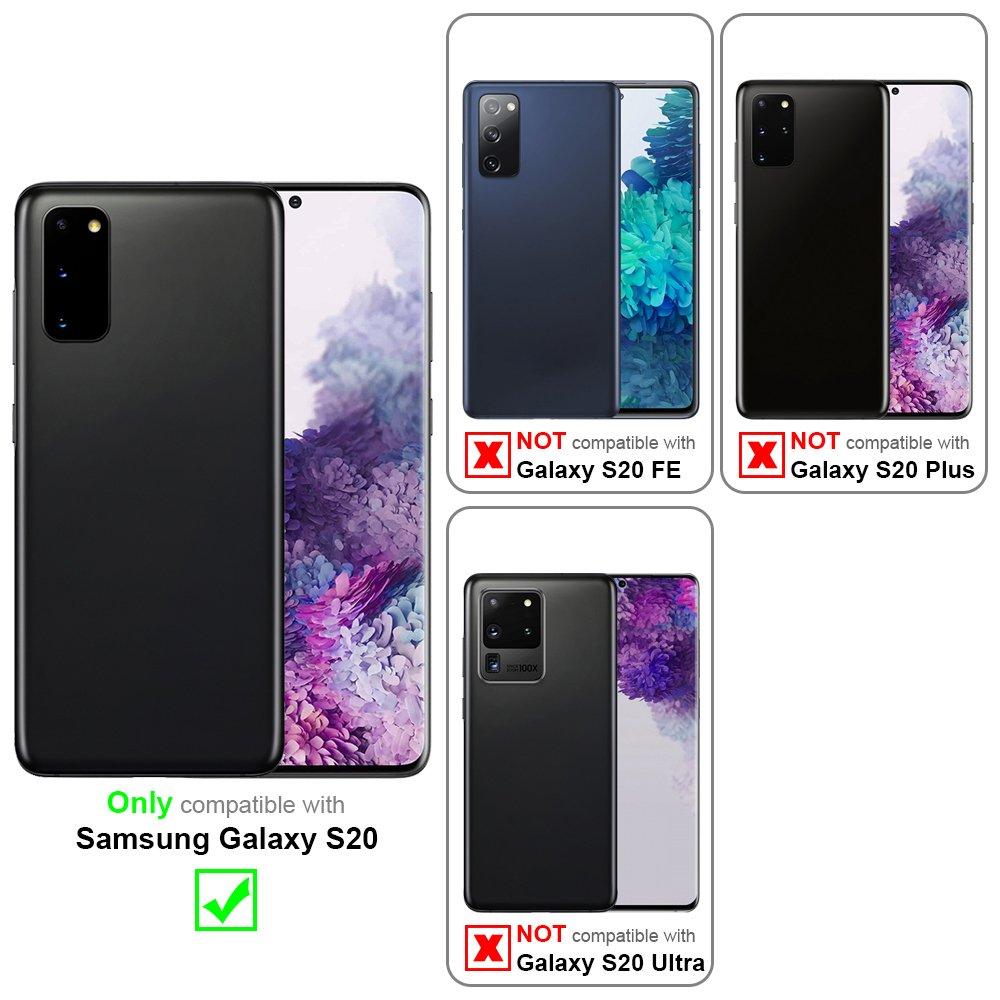 Cadorabo Hülle für Samsung Galaxy S20 TPU Silikon Matt