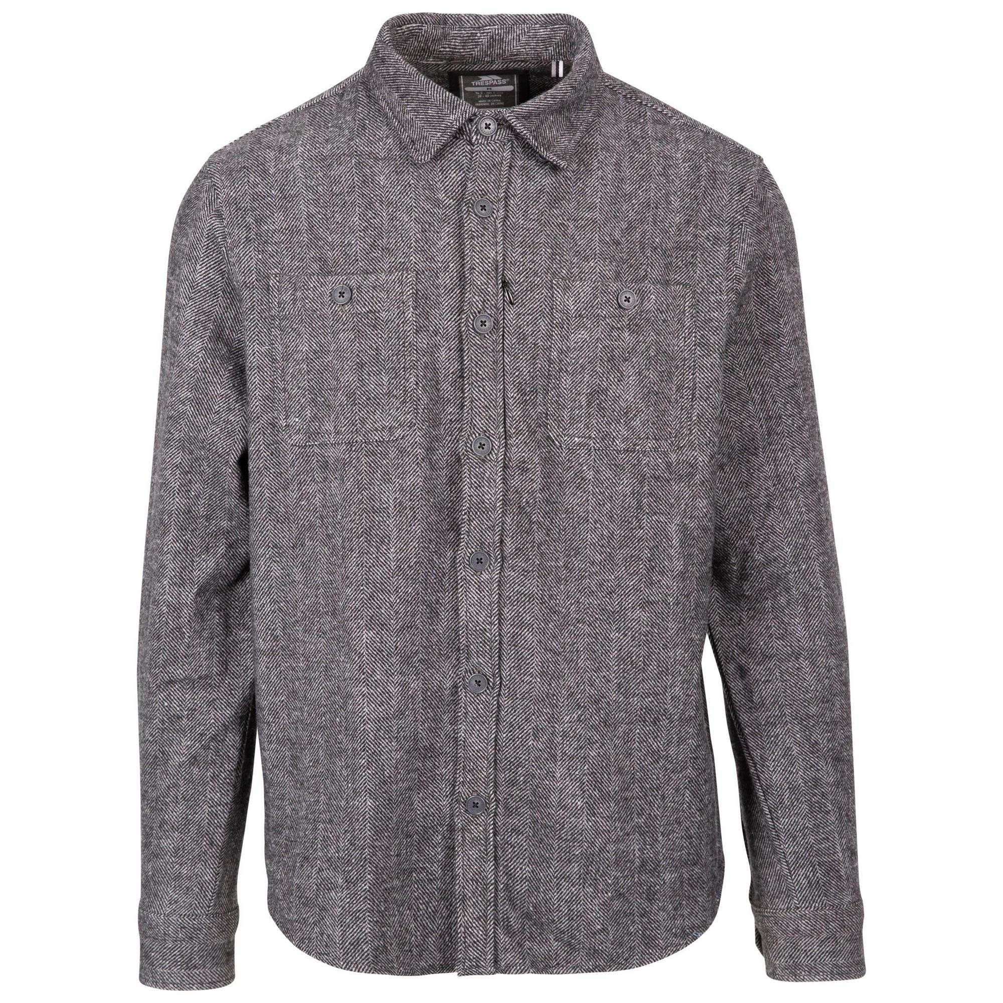 Trespass Potsgrove Fischgrät Button-Down Hemd