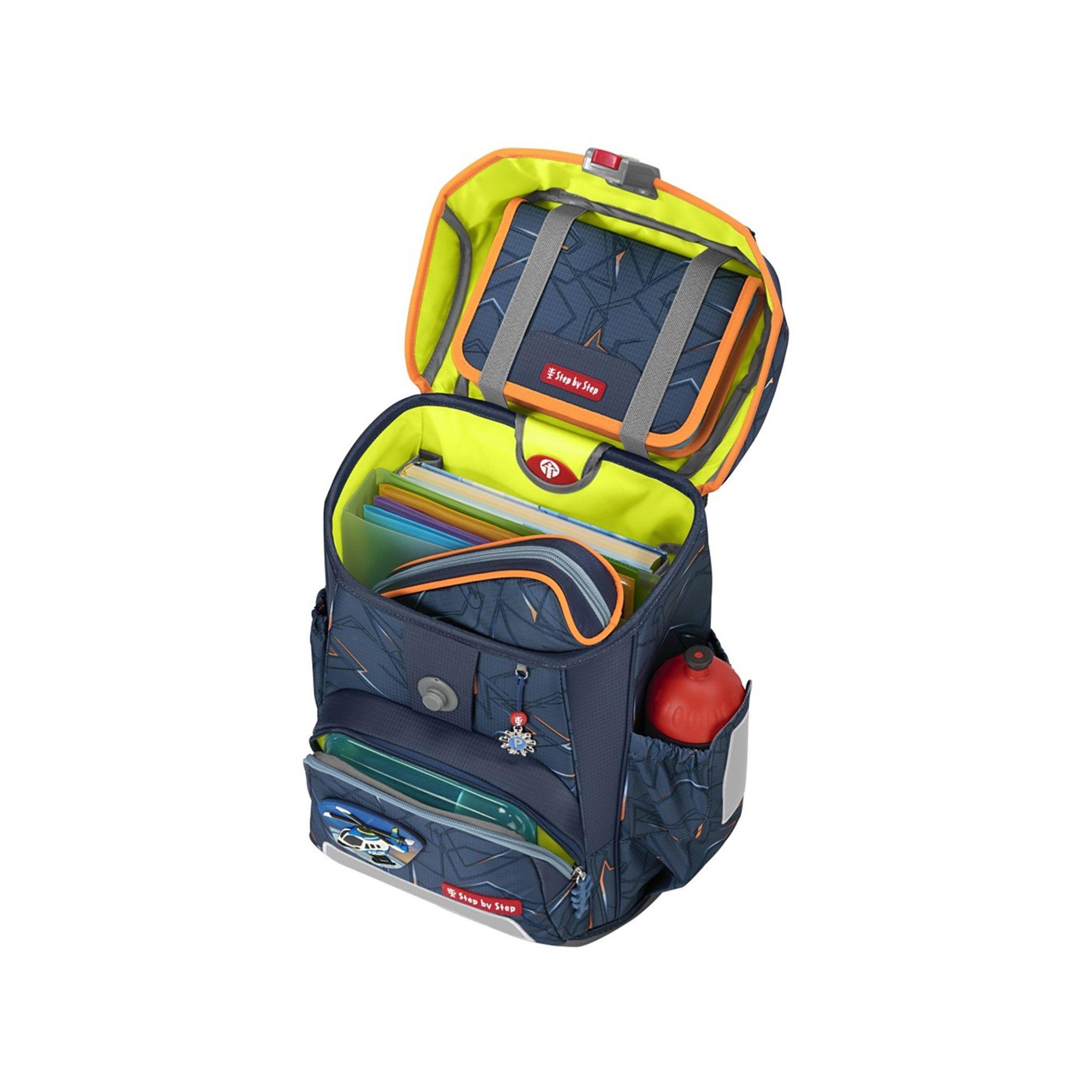 Step by Step Schulrucksack-Set, 6-teilig Helicopter Sam