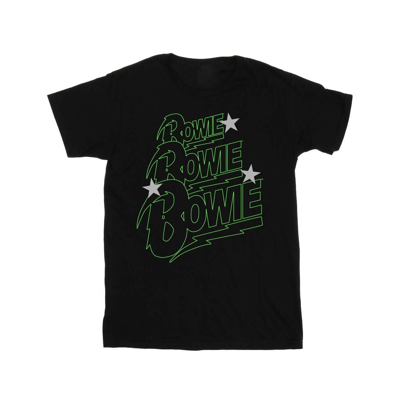 David Bowie Logo Print T-Shirt