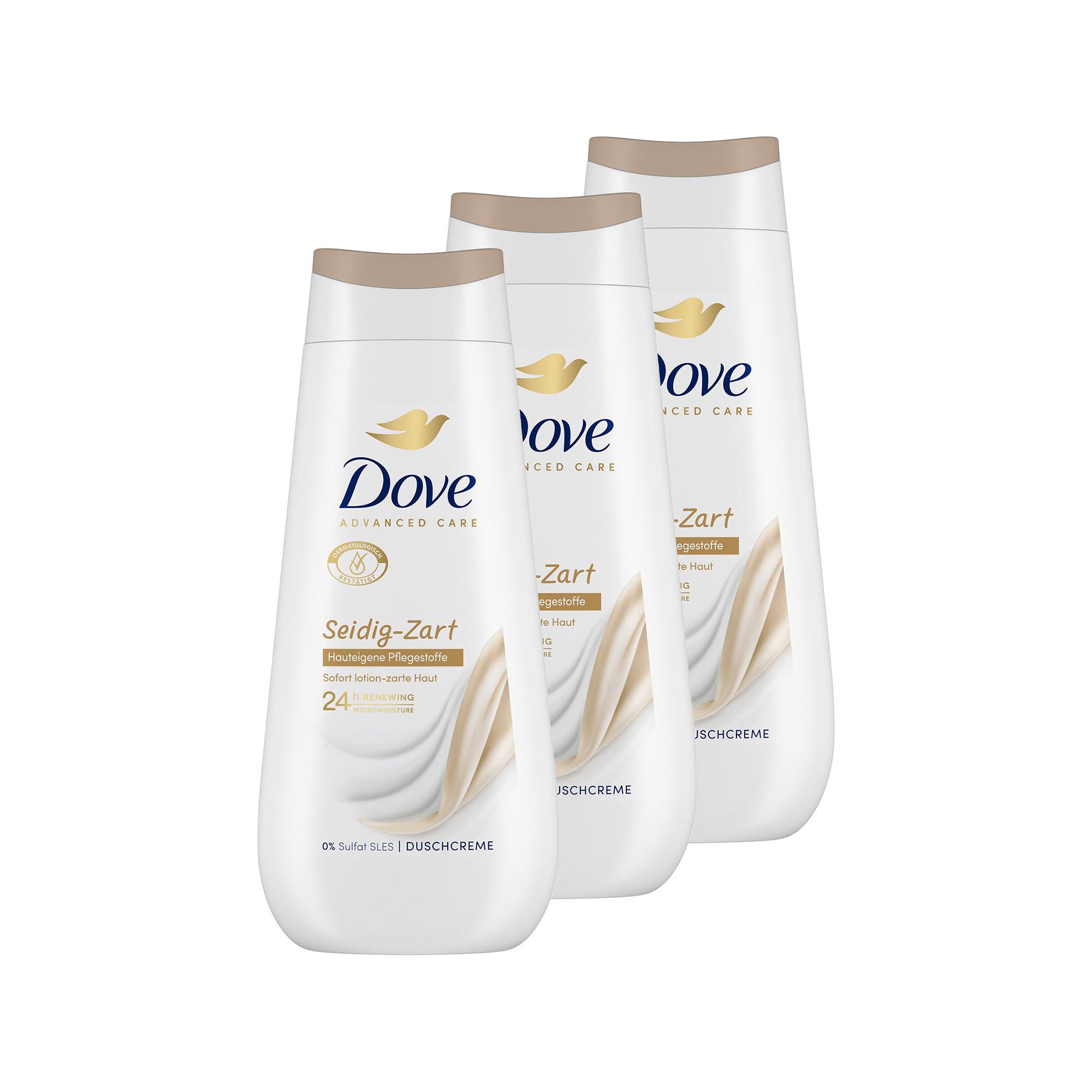 Dove Advanced Care Seidig-Zart Duschcreme TRIO