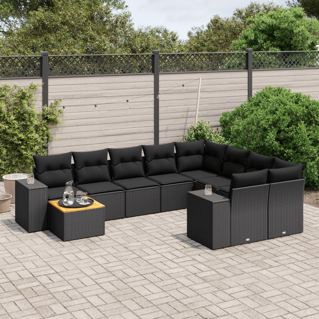 VidaXL Garten sofagarnitur poly-rattan