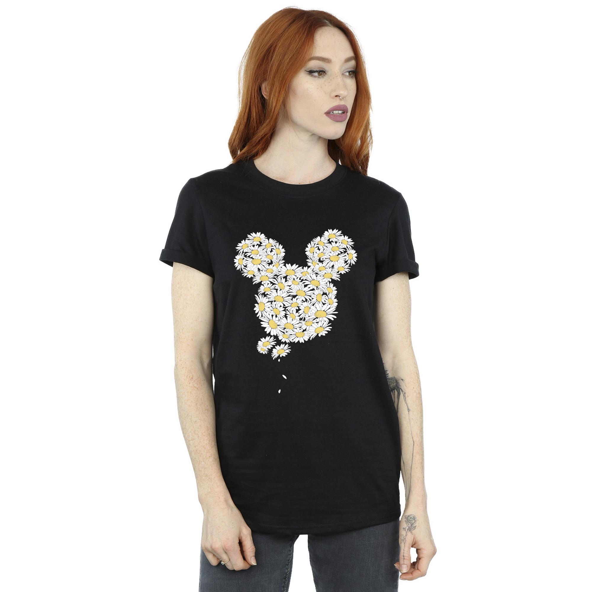 MICKEY MOUSE Gänseblümchen Print T-Shirt