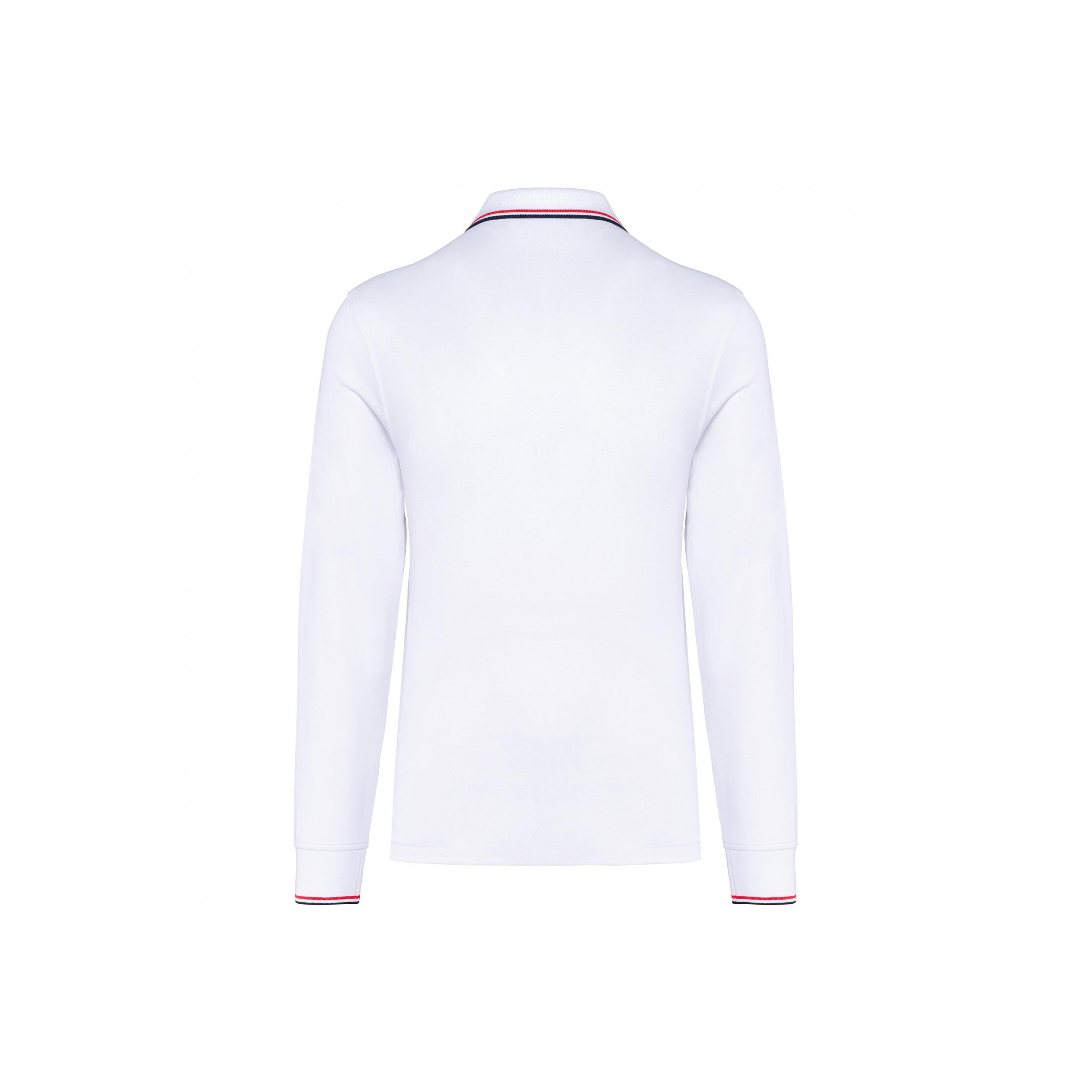 Kariban Piqué-Strick Langarm Polo-Shirt