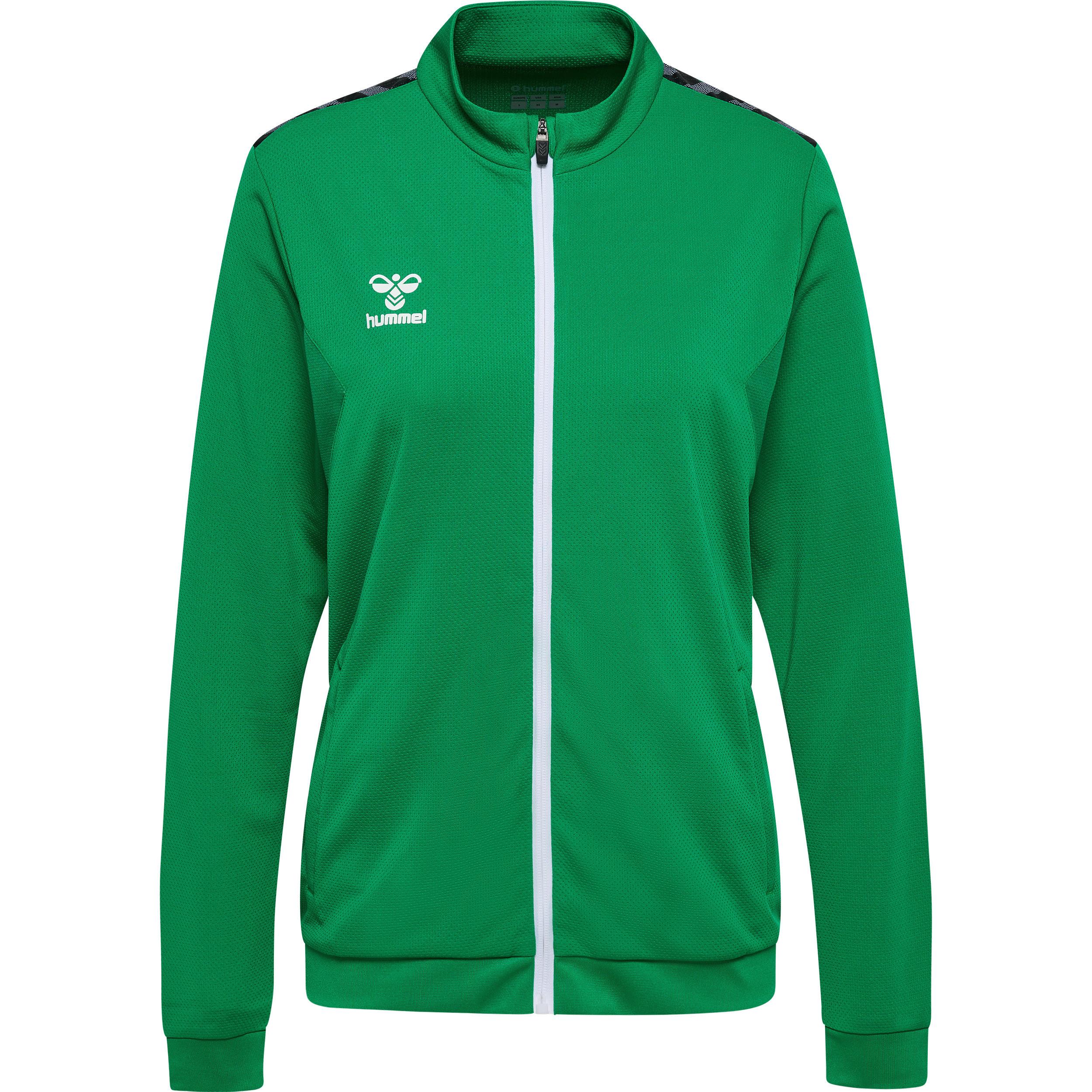 Hummel sweatjacke mit reißverschluss polyester damen authentic