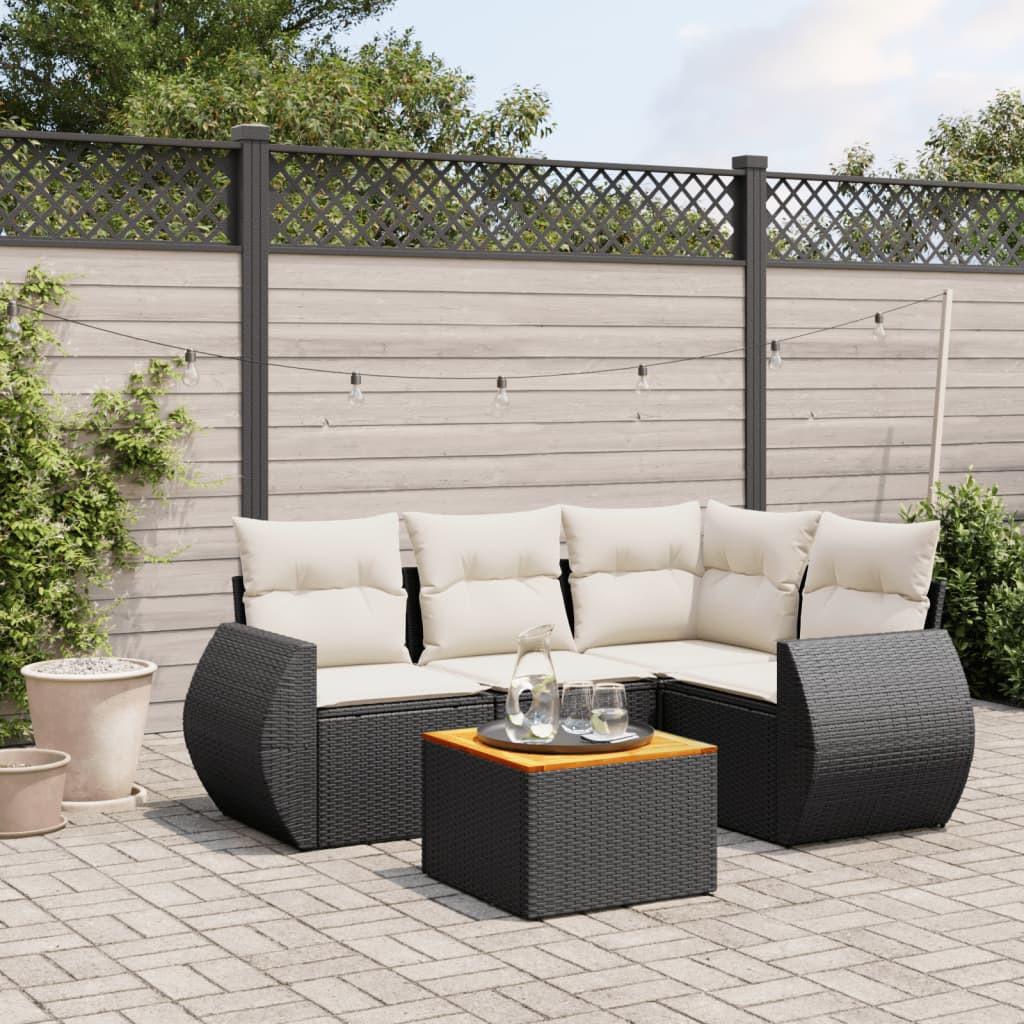 VidaXL Garten sofagarnitur poly-rattan