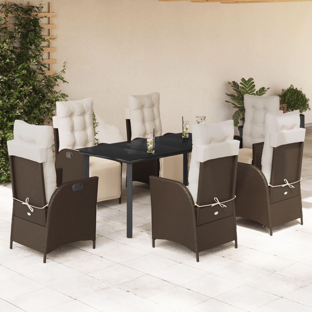 VidaXL Garten essgruppe poly-rattan
