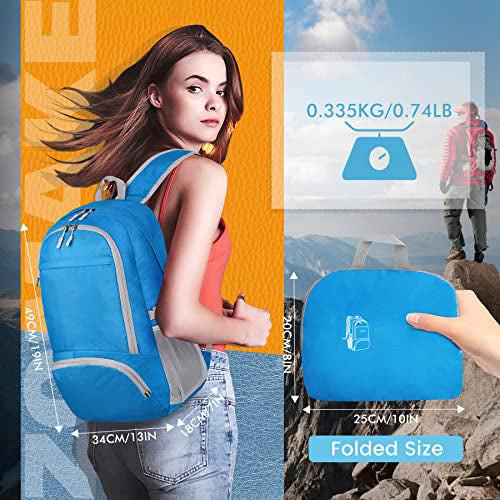 Only-bags.store Leichter faltbarer Rucksack-Packbare Rucksäcke, kleine faltbare Rucksäcke Wanderrucksack wasserdicht
