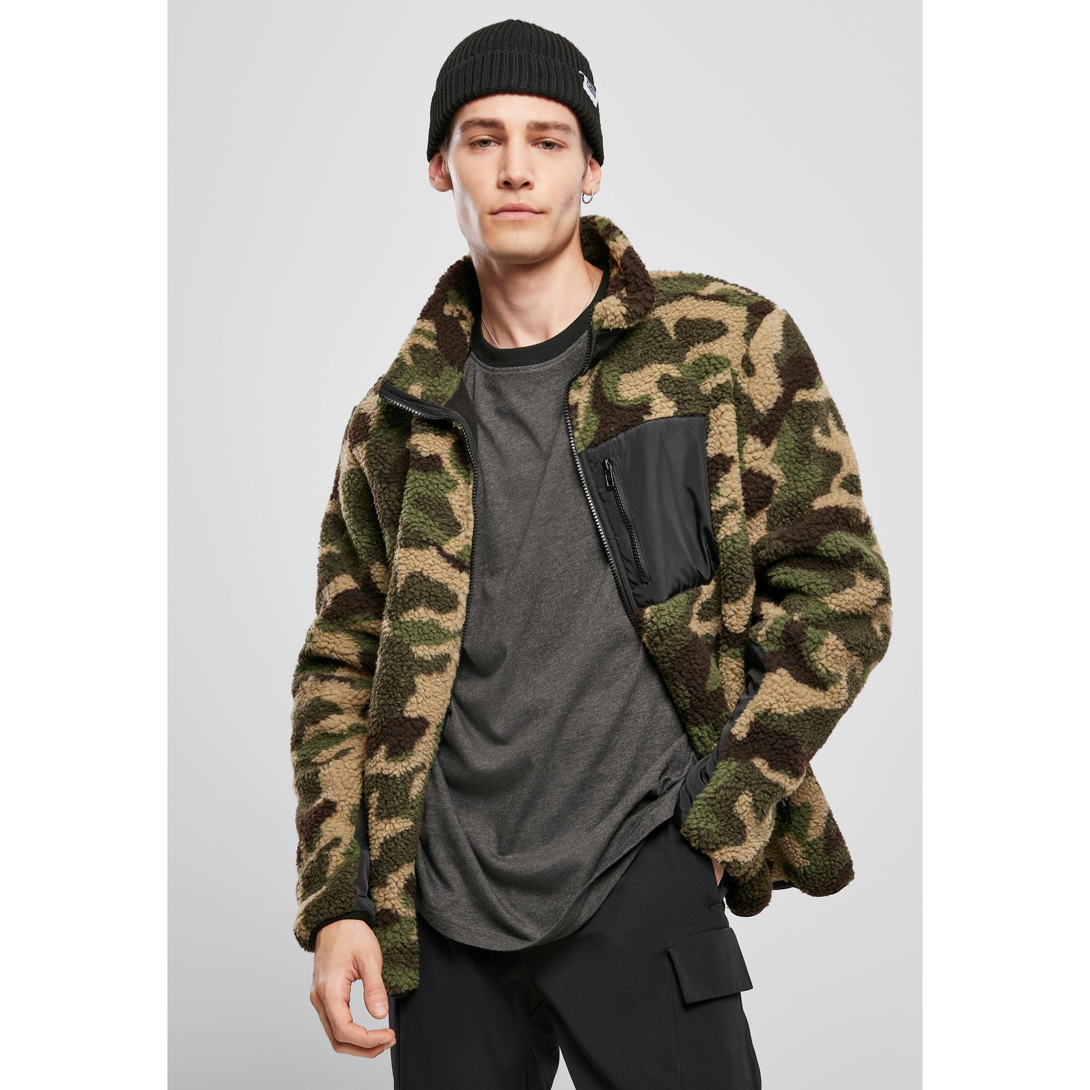 URBAN CLASSICS urban hiking classics sherpa jacke