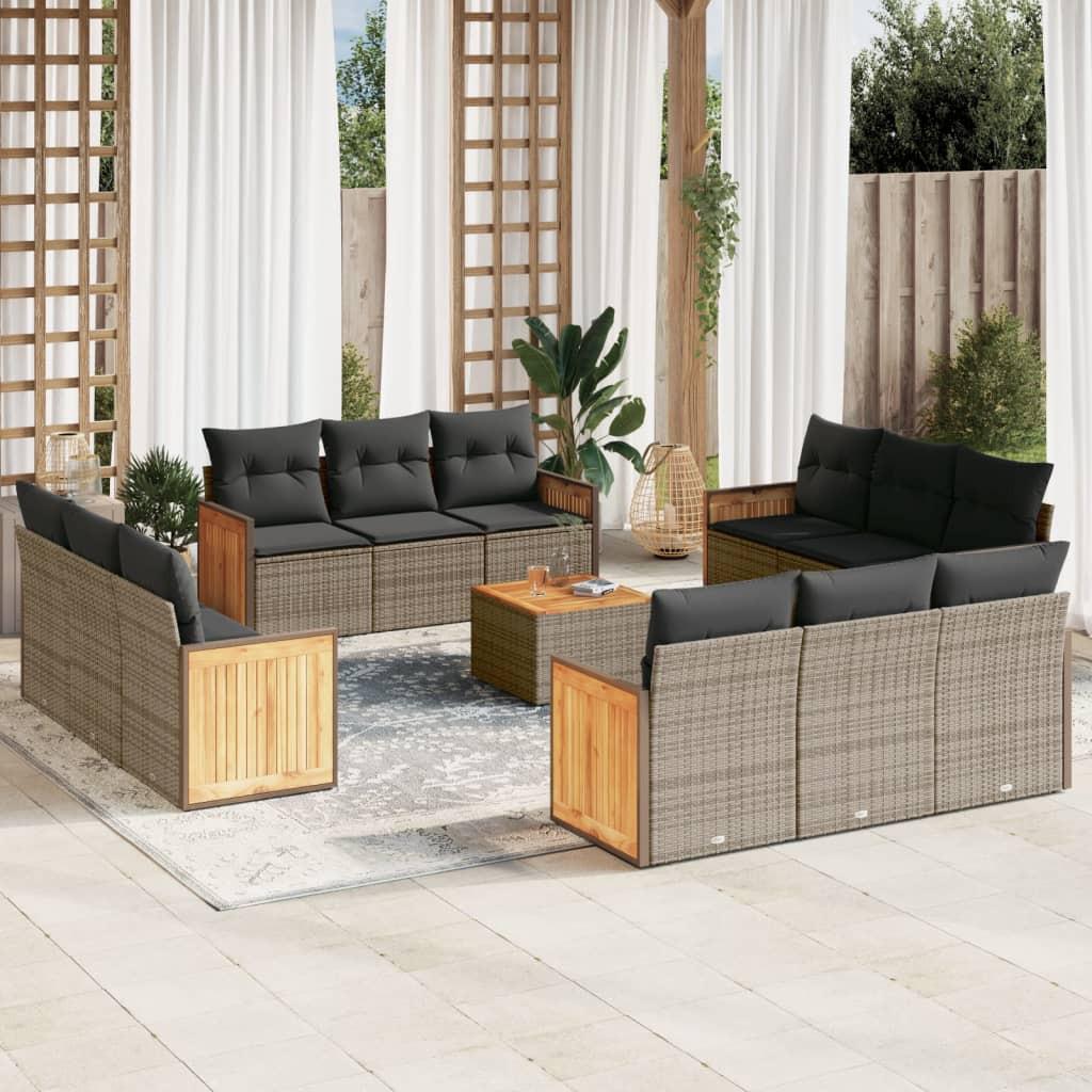 VidaXL Garten sofagarnitur poly-rattan