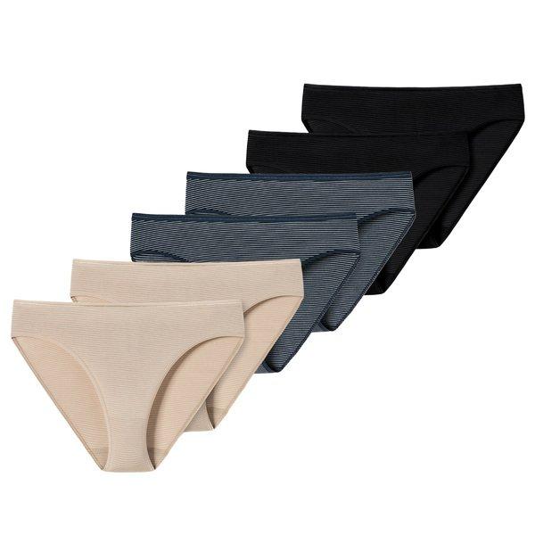 Schiesser 6er Pack Modal Essentials - Midi Slip